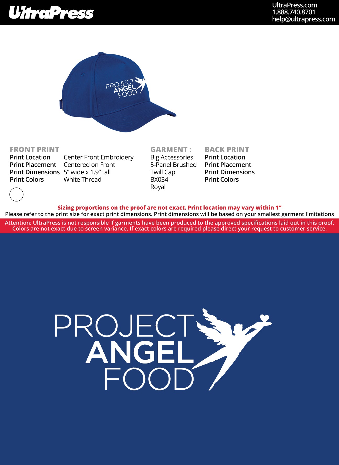 Angel Food Hats RO 144 Min Qty (Bulk)