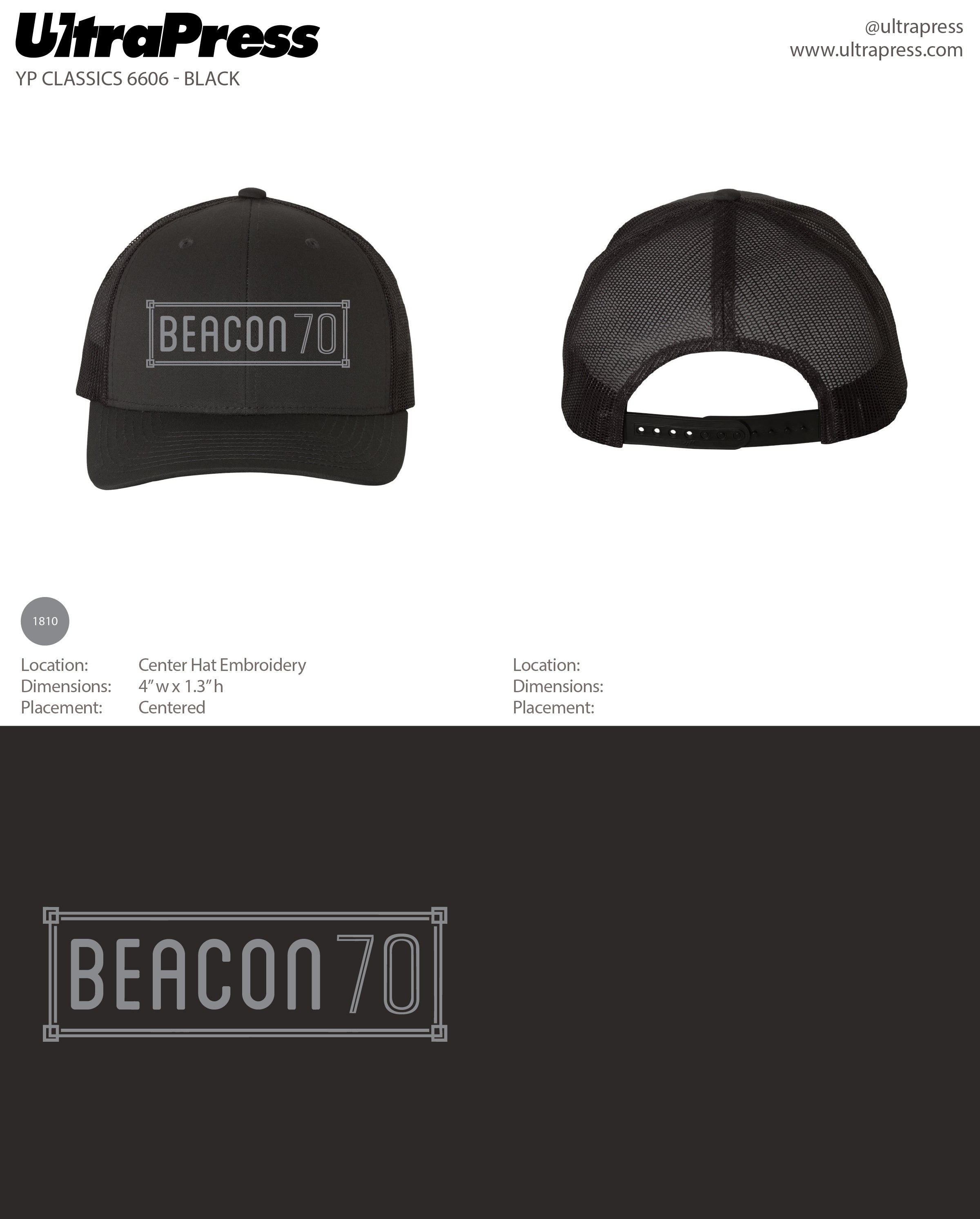 UP-BCN-61113 Beacon 70 Trucker Hats 144 Min Qty (Bulk)