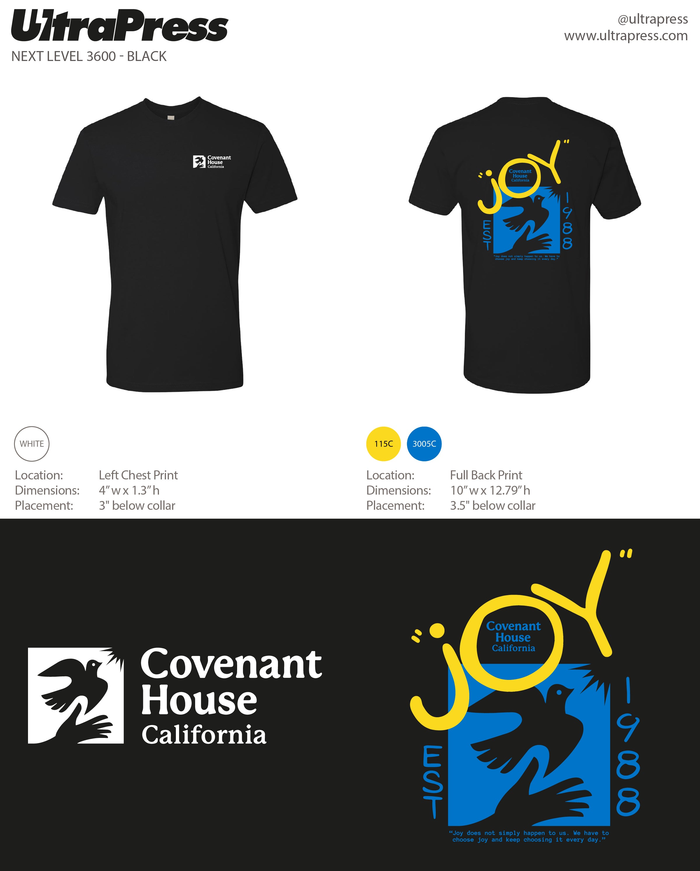 UP-COV-60266 Staff Tee Holiday 48 Min Qty (Bulk)