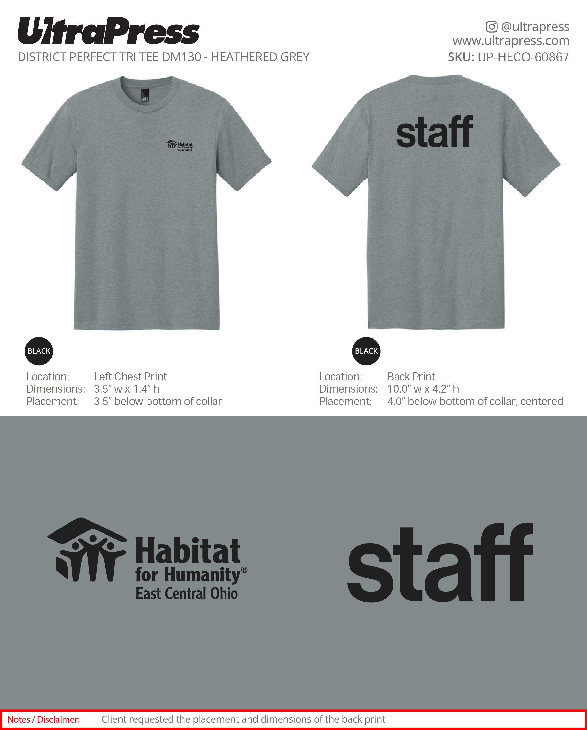 UP-HECO-60867 HECO Staff (Black Ink) 100 Min Qty (Bulk)