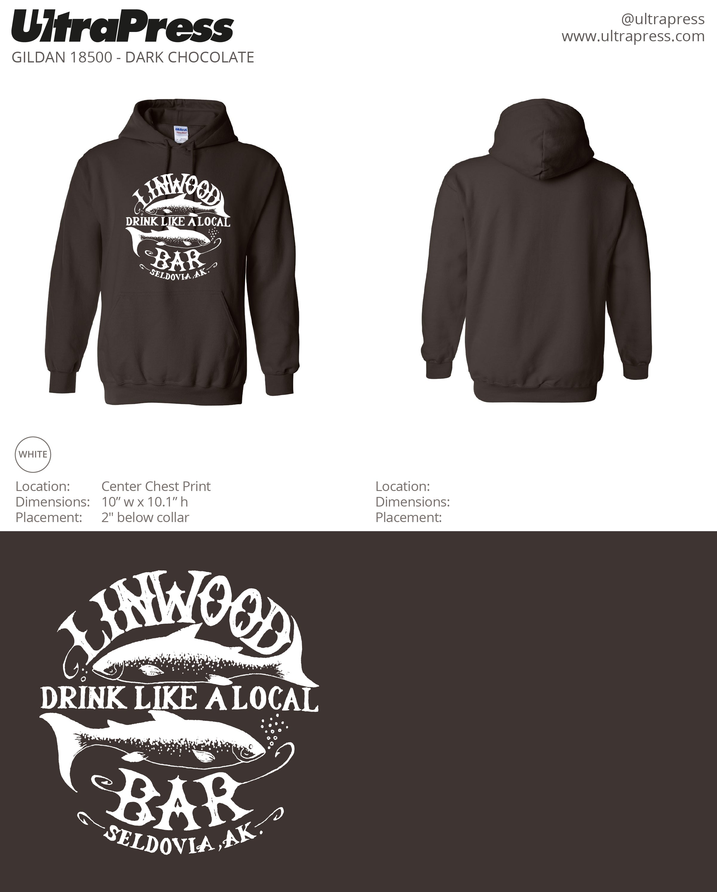 UP-SP-69078 Linwood Hoodies - Stephanie Blanchard 50 Min Qty (Bulk)