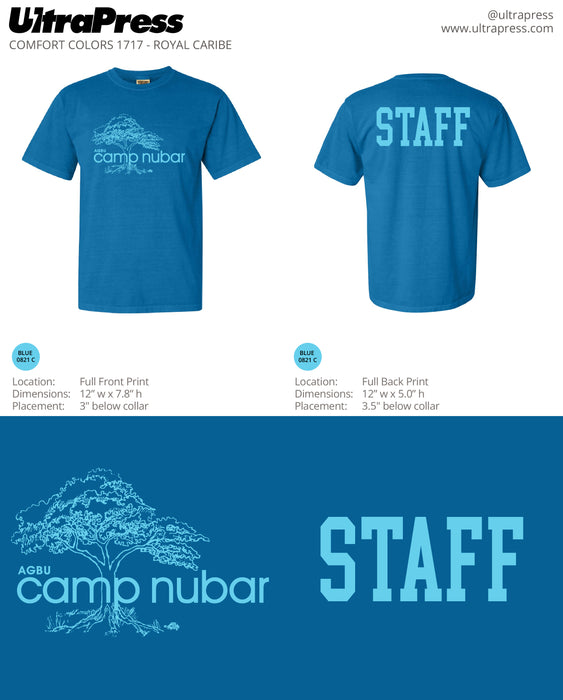 UP-SP-61455 Camp Nubar Tee STAFF 72 Min Qty (Bulk)