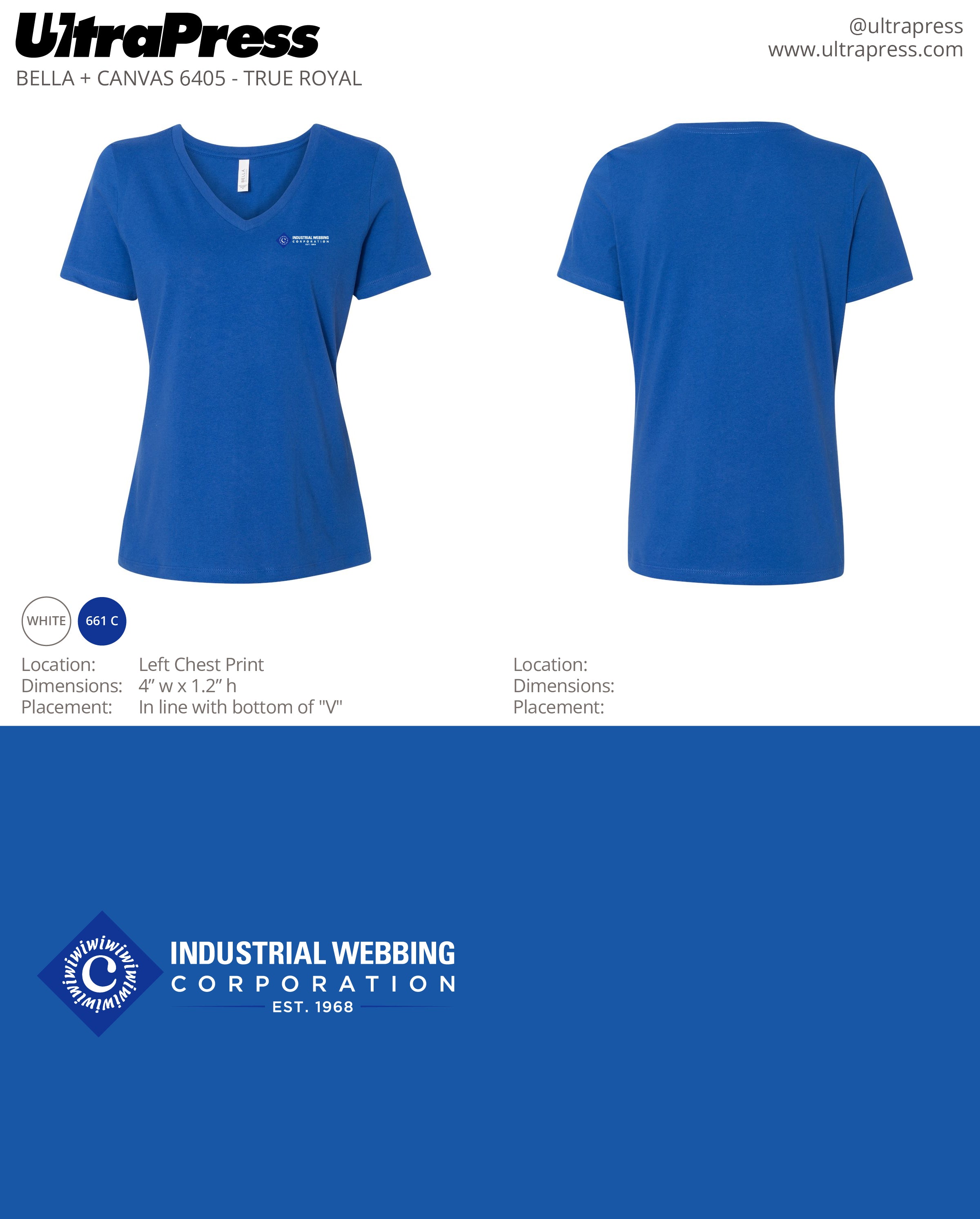 UP-SP-62019 IWC Tees - John Caparo 48 Min Qty (Bulk)