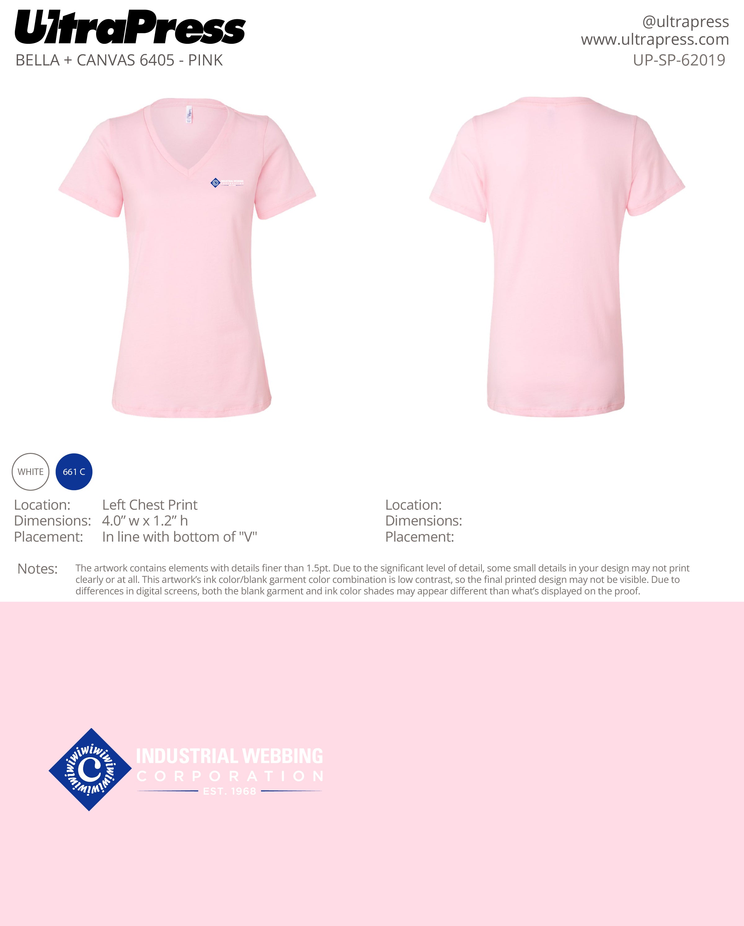 UP-SP-62019 IWC Tees - John Caparo 24 Min Qty (Bulk)