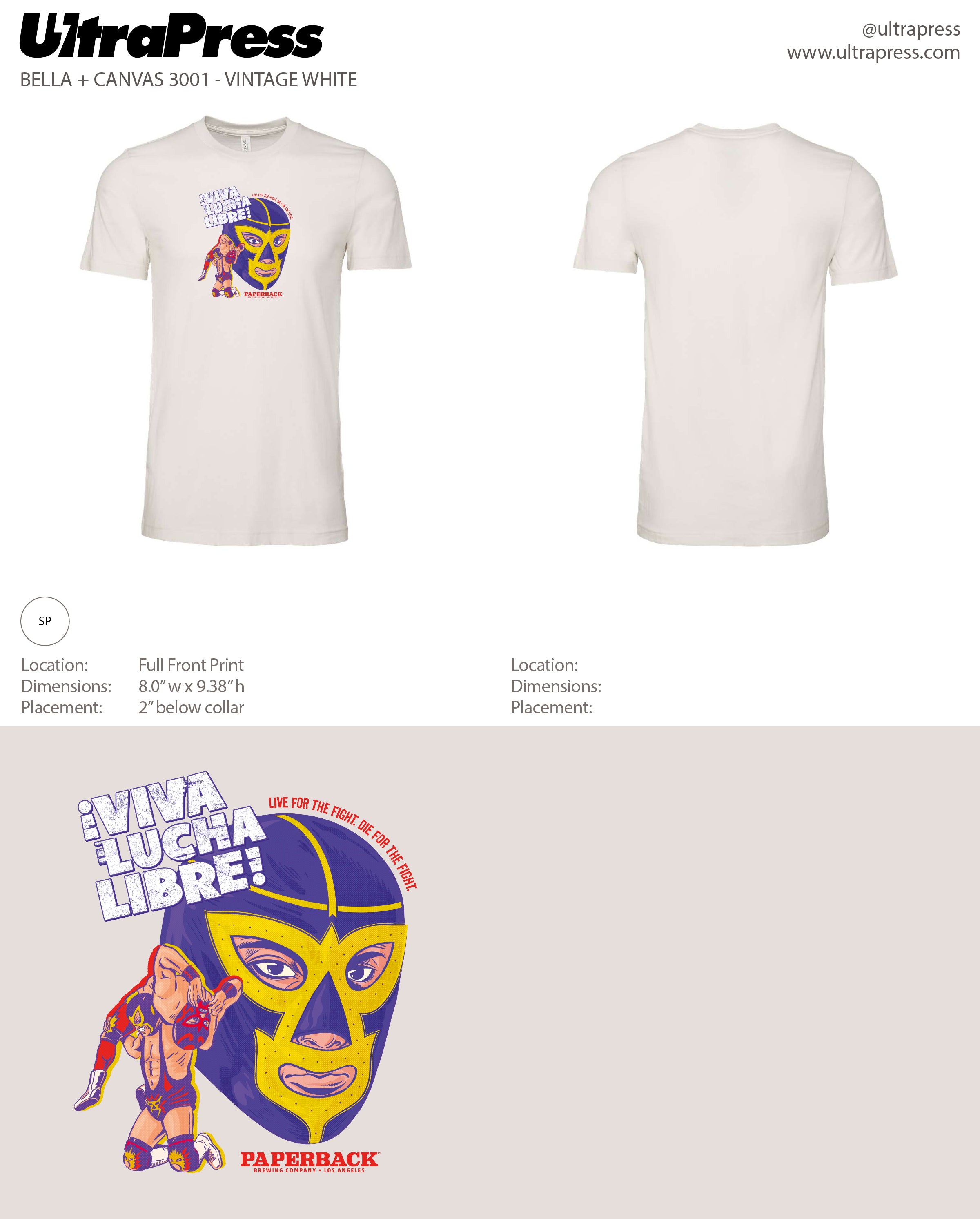 UP-SP-64365 Paperback Viva Lucha Libre 72 Min Qty (Bulk)