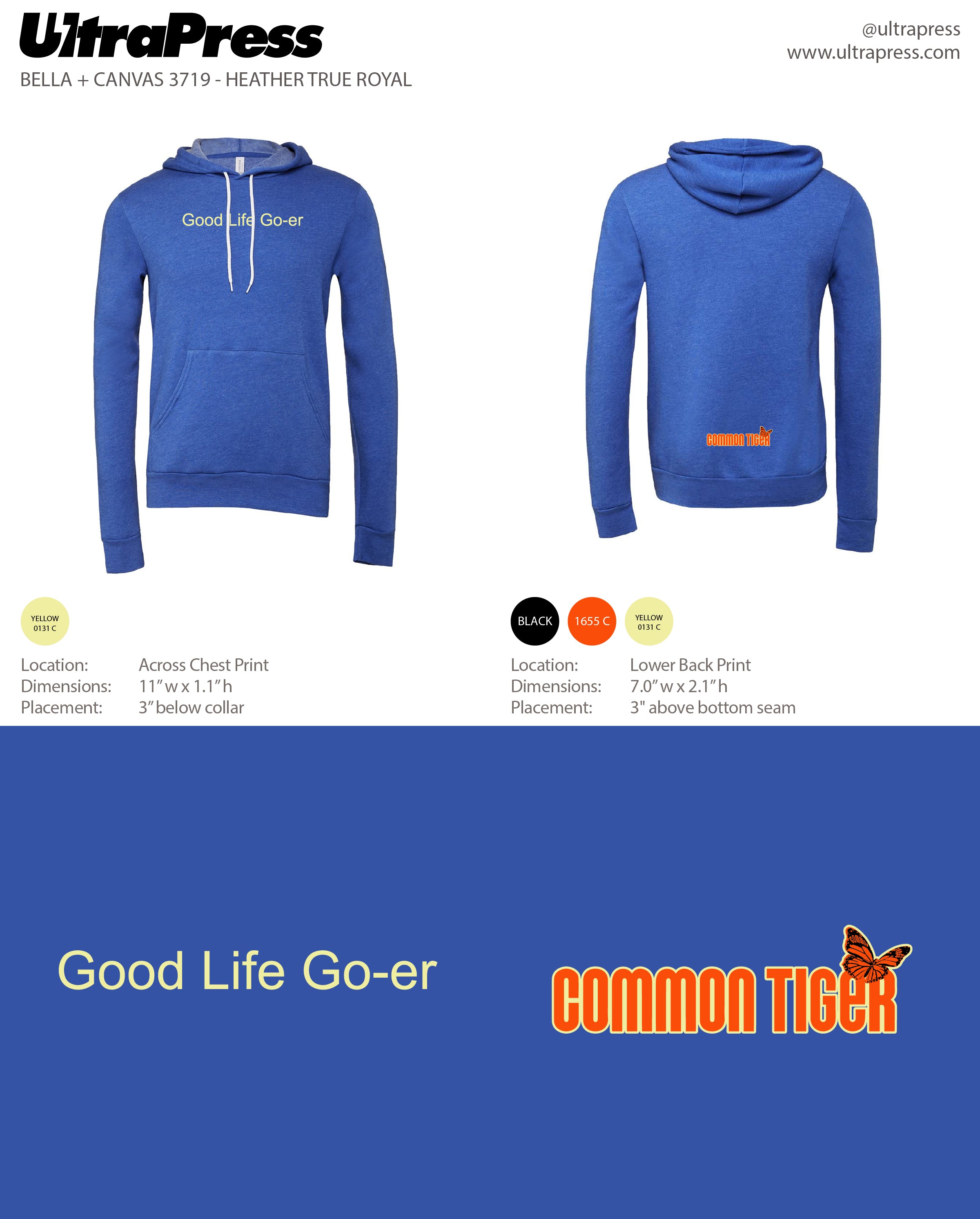 UP-SP-64374 Common Tigers Good Life Go-er 48 Min Qty (Bulk)