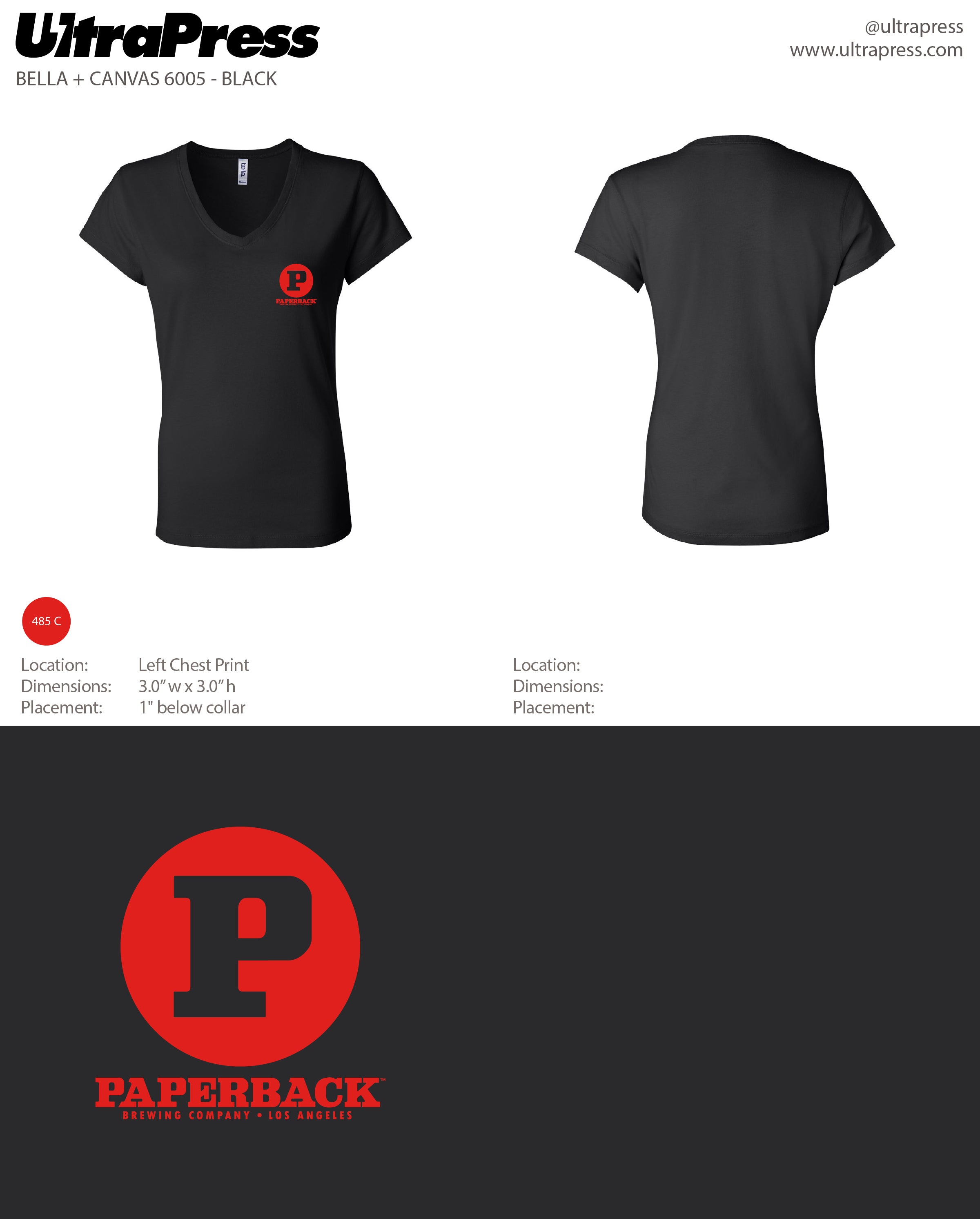 UP-SP-64425 Paperback Logo - Left Chest 12 Min Qty (Bulk)