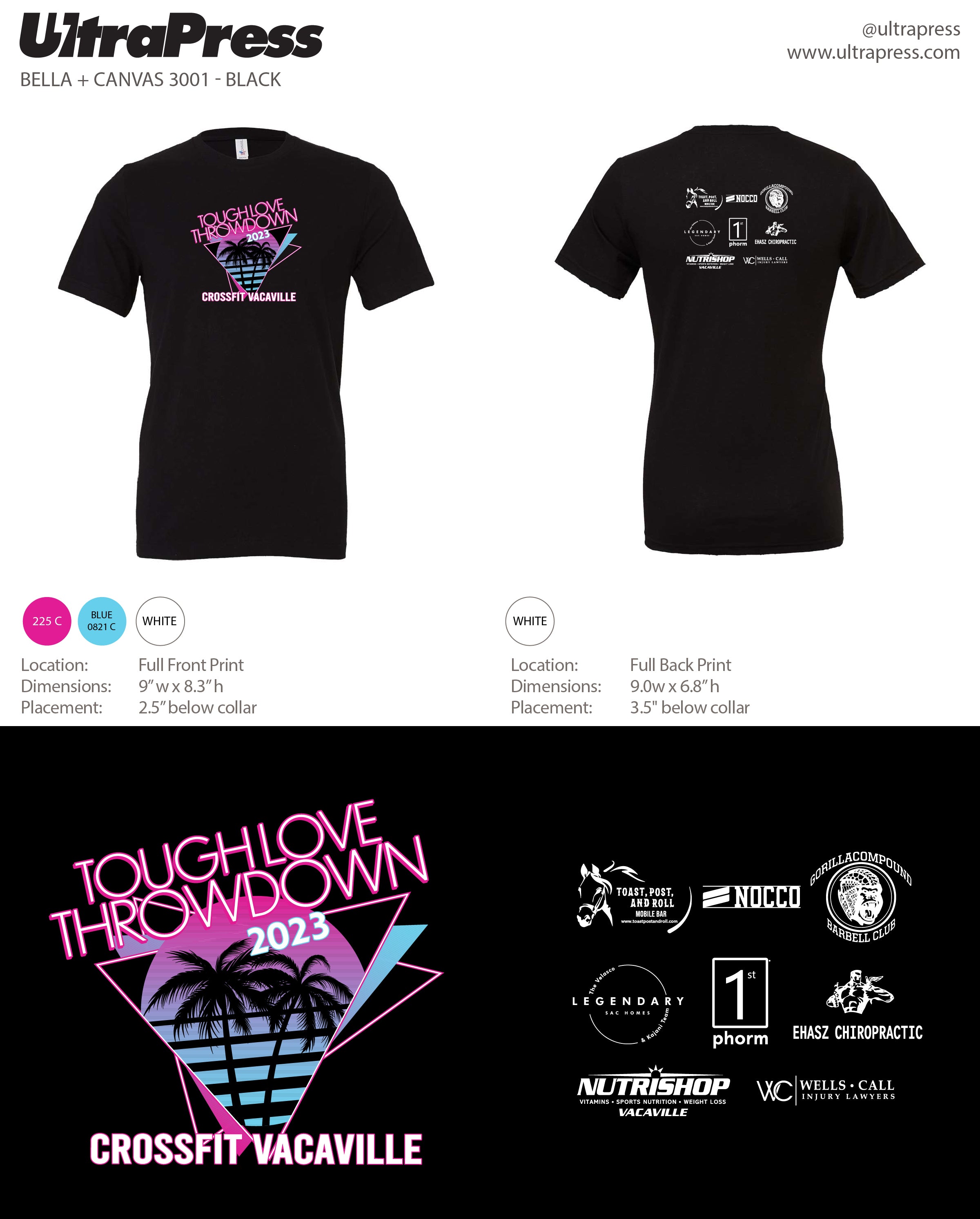 UP-SP-64435 CrossFit Vacaville - Tough Love Throwdown 72 Min Qty (Bulk)