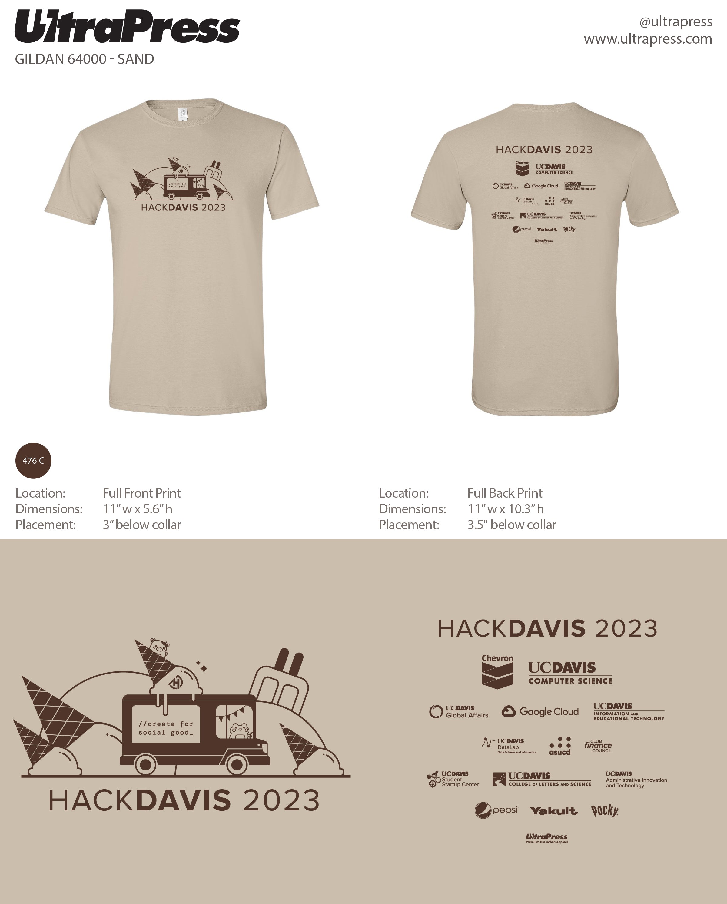 UP-SP-64439 HackDavis 2023 1000 Min Qty (Bulk)