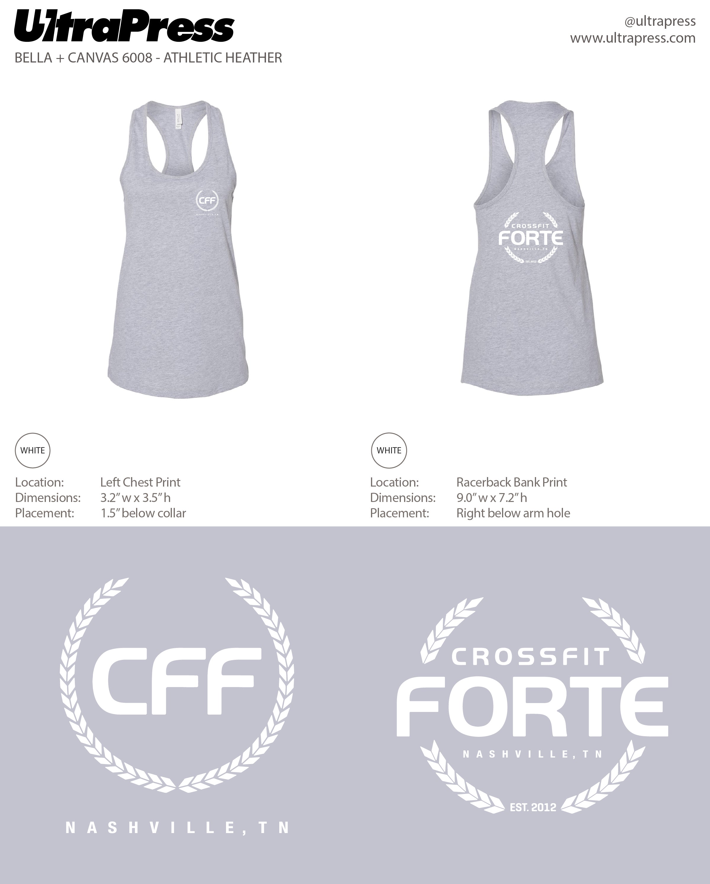 UP-SP-64449 CFF Tanks White Logo 2023 72 Min Qty (Bulk)