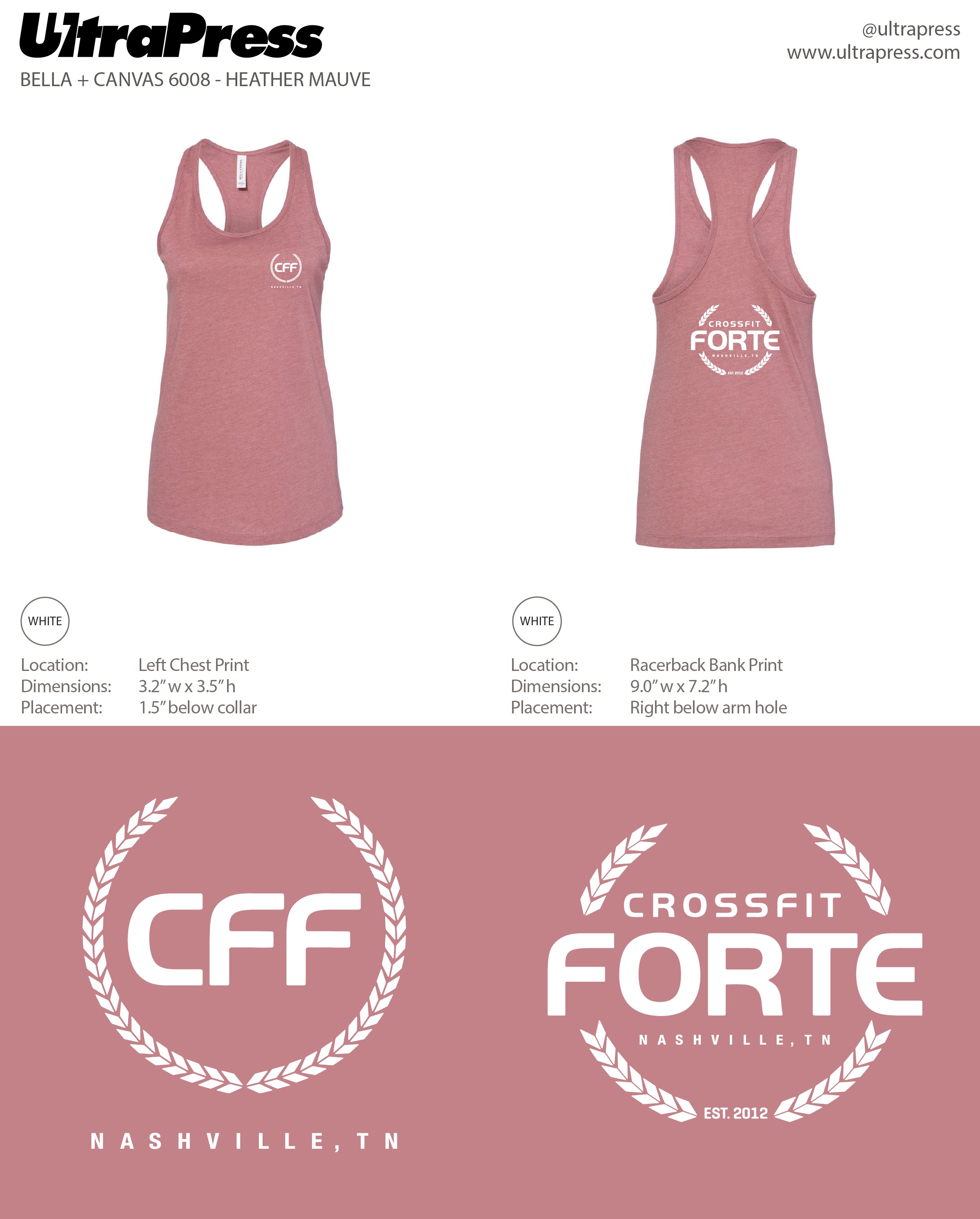 UP-SP-64449 CFF Tanks White Logo 2023 72 Min Qty (Bulk)