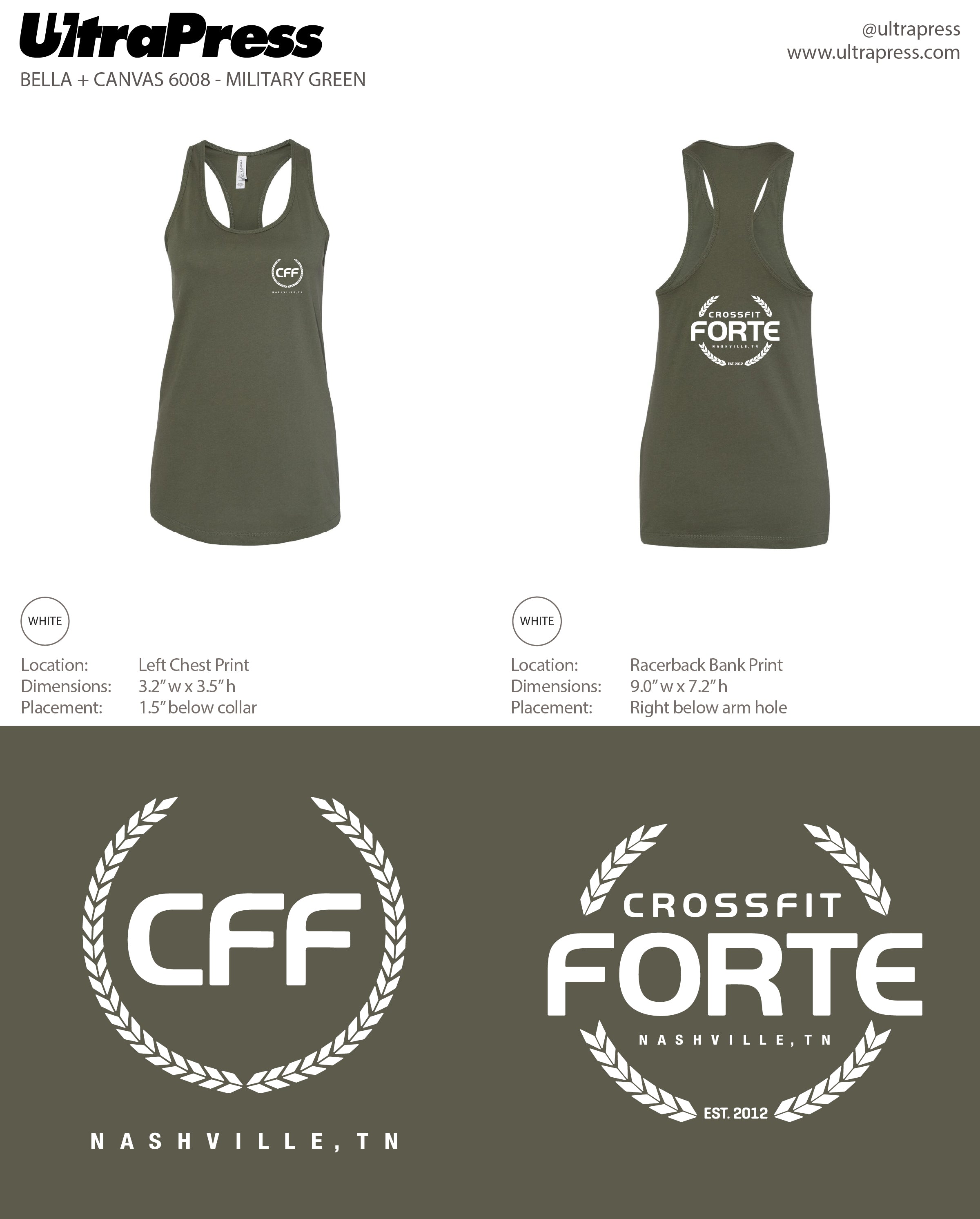 UP-SP-64449 CFF Tanks White Logo 2023 72 Min Qty (Bulk)