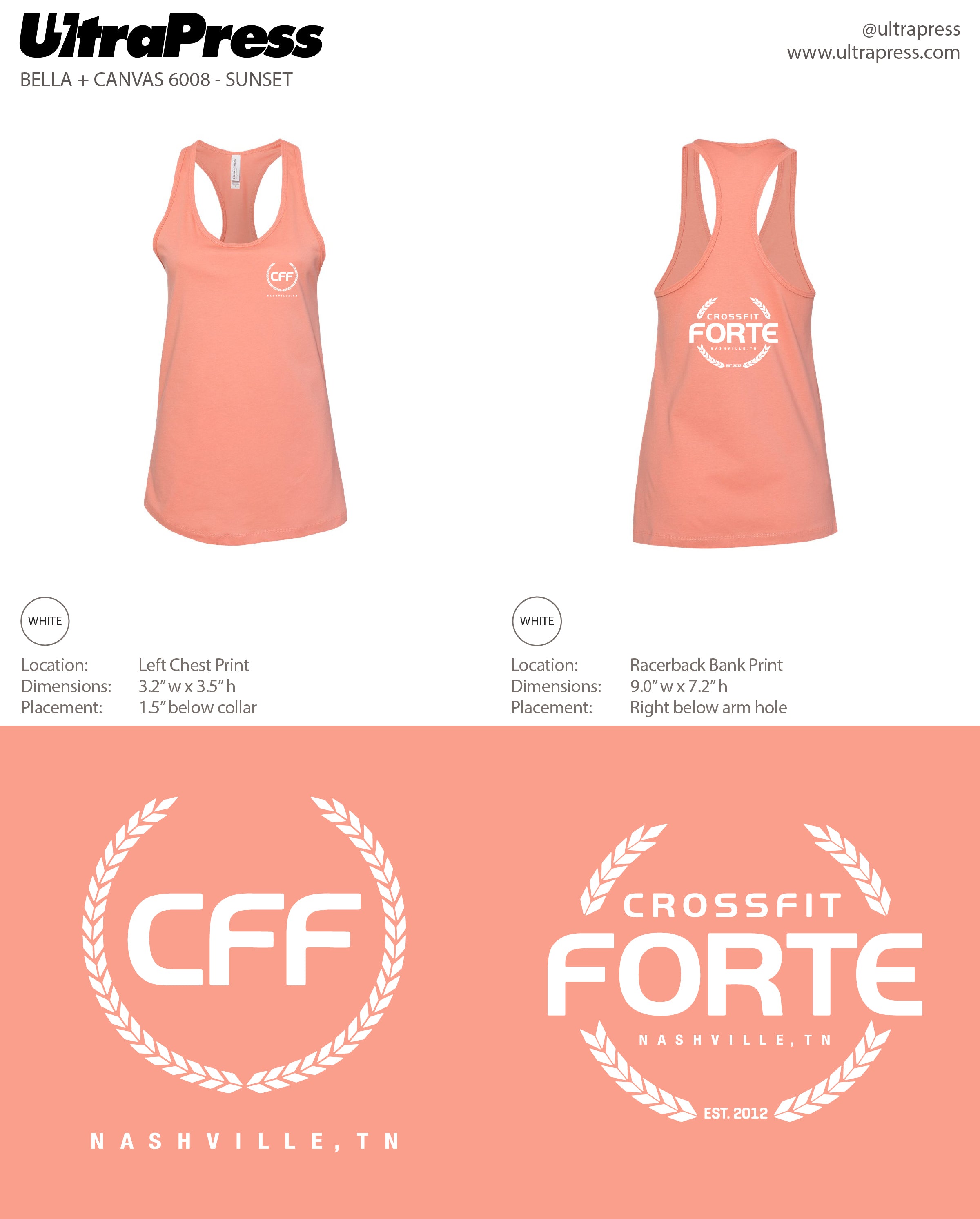 UP-SP-64449 CFF Tanks White Logo 2023 72 Min Qty (Bulk)