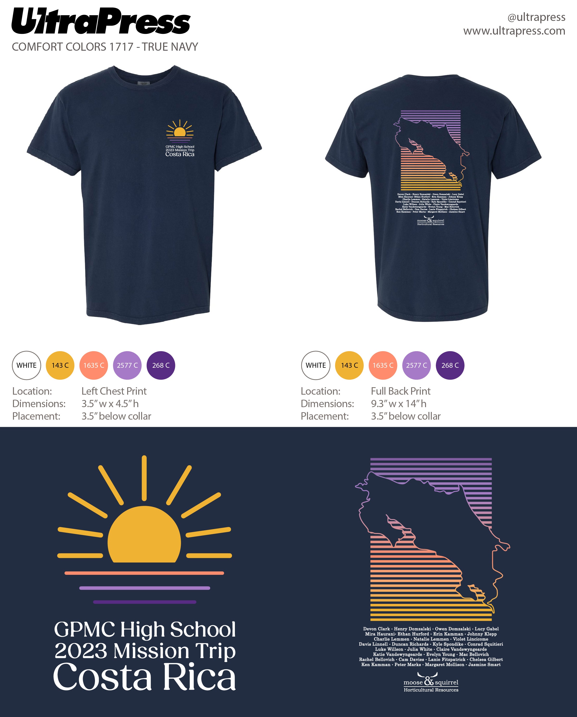 UP-SP-64462 Costa Rica Shirt 24 Min Qty (Bulk)