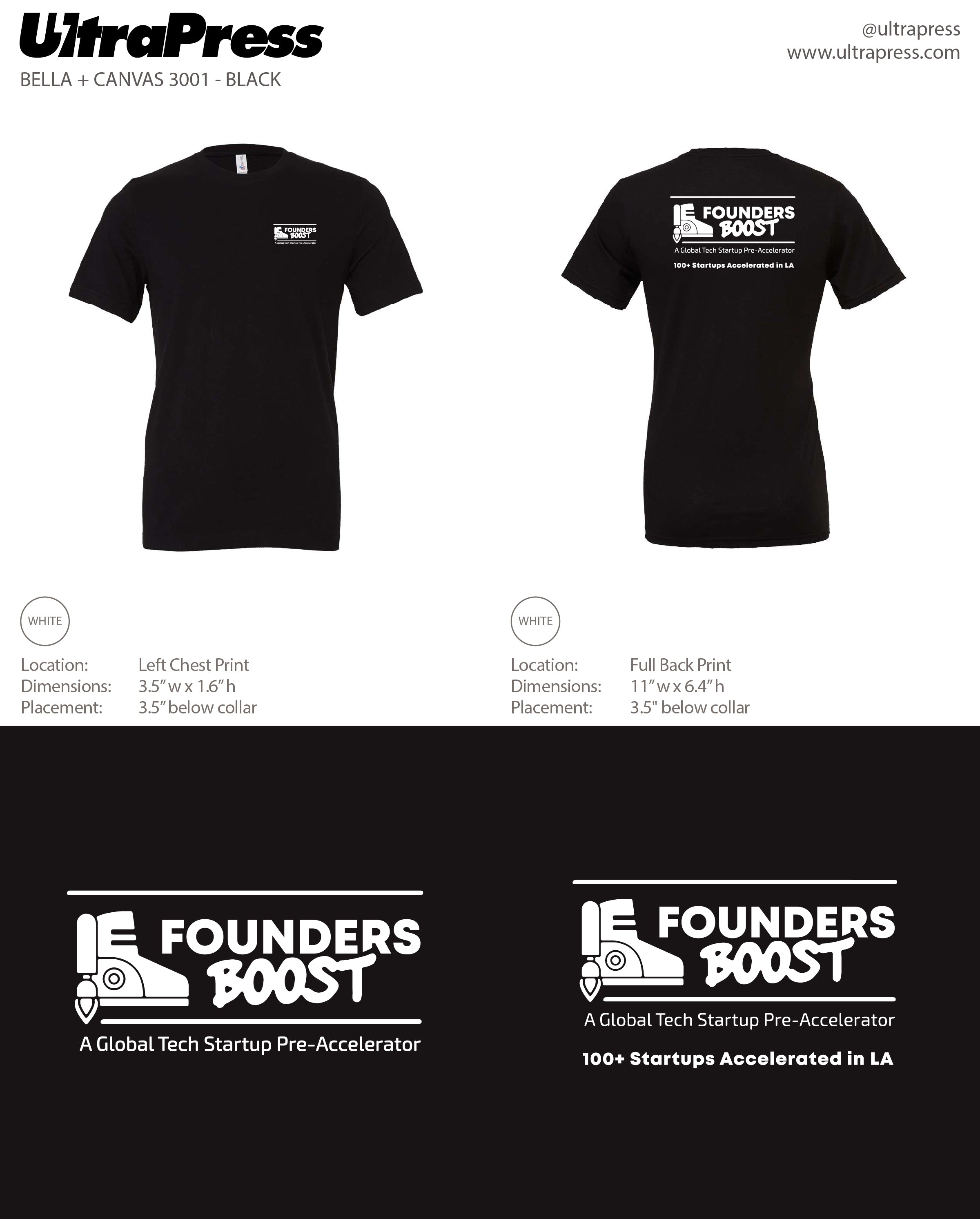 UP-SP-64471 FoundersBoostLA 2023 White Ink 24 Min Qty (Bulk)