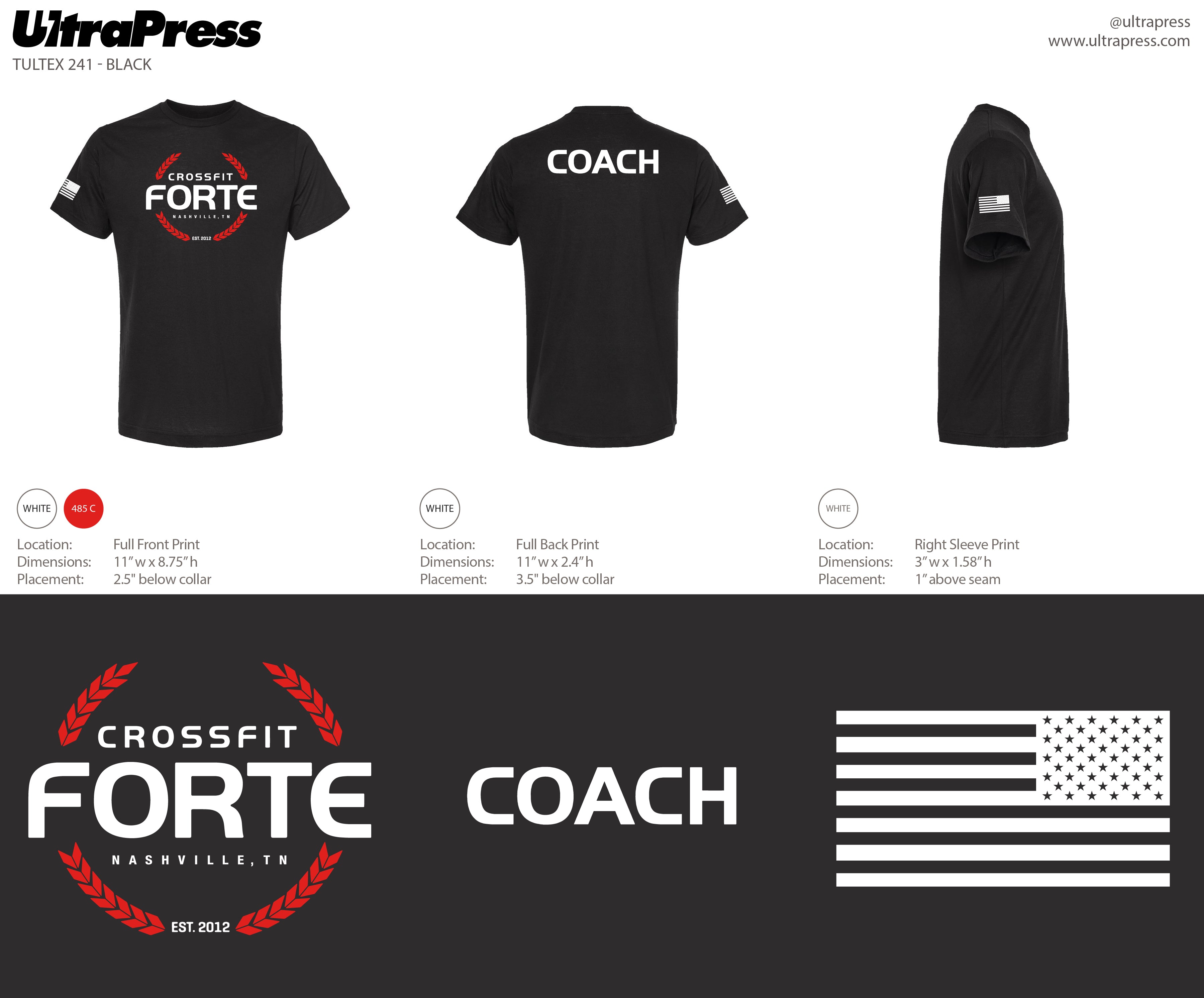 UP-SP-64484 CrossFit Forte Coach 12 Min Qty (Bulk)