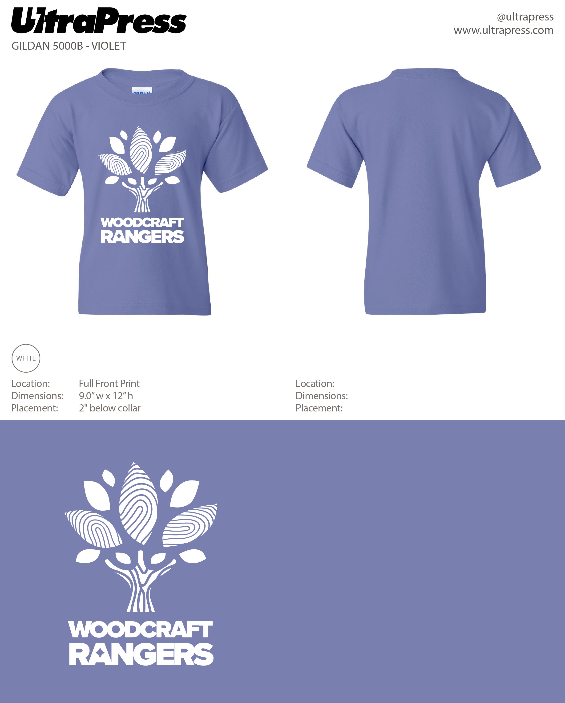 UP-SP-64576 Woodcraft Rangers 2023 4000 Min Qty (Bulk)