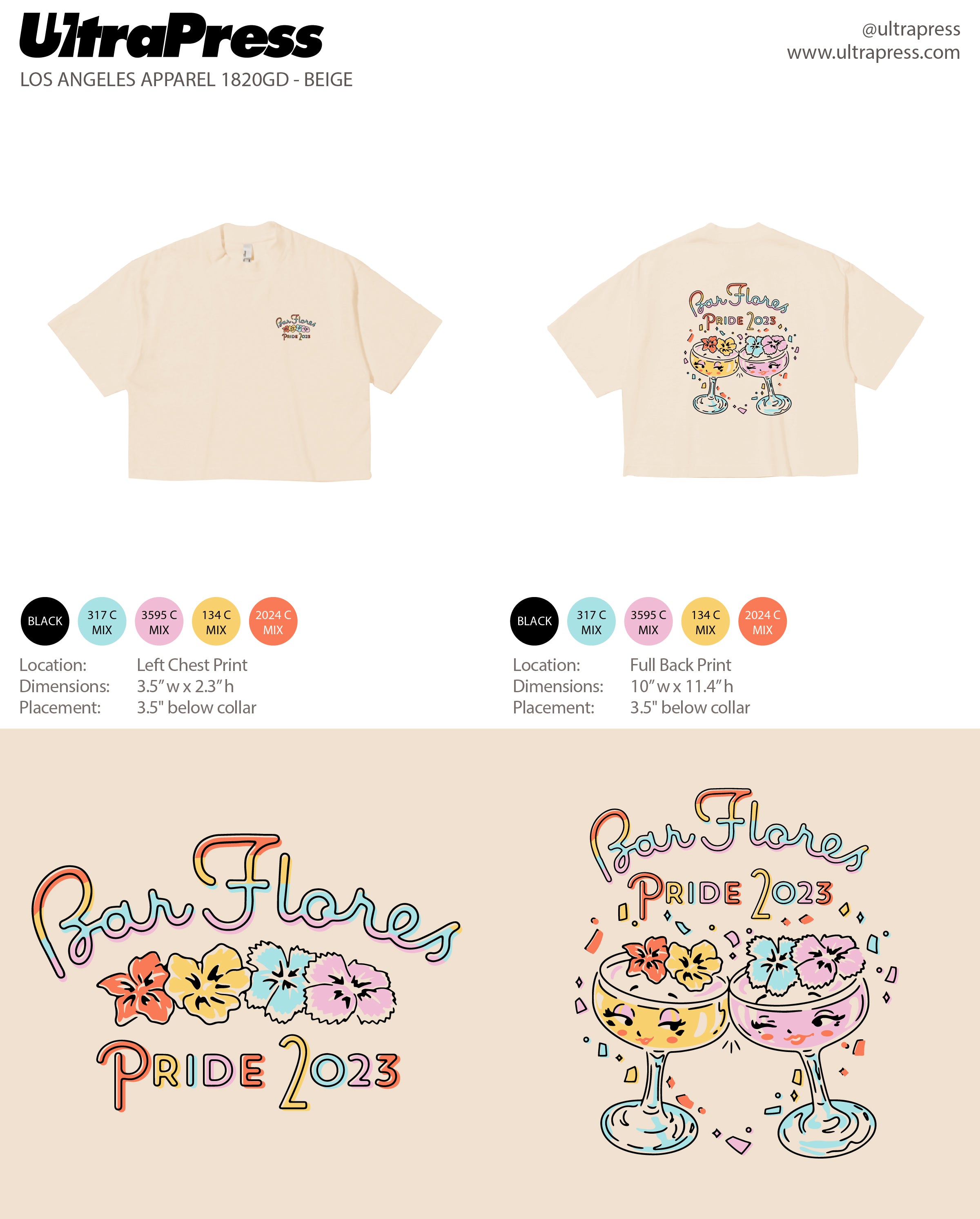 UP-SP-64643 Bar Flores Pride 2023 72 Min Qty (BULK)