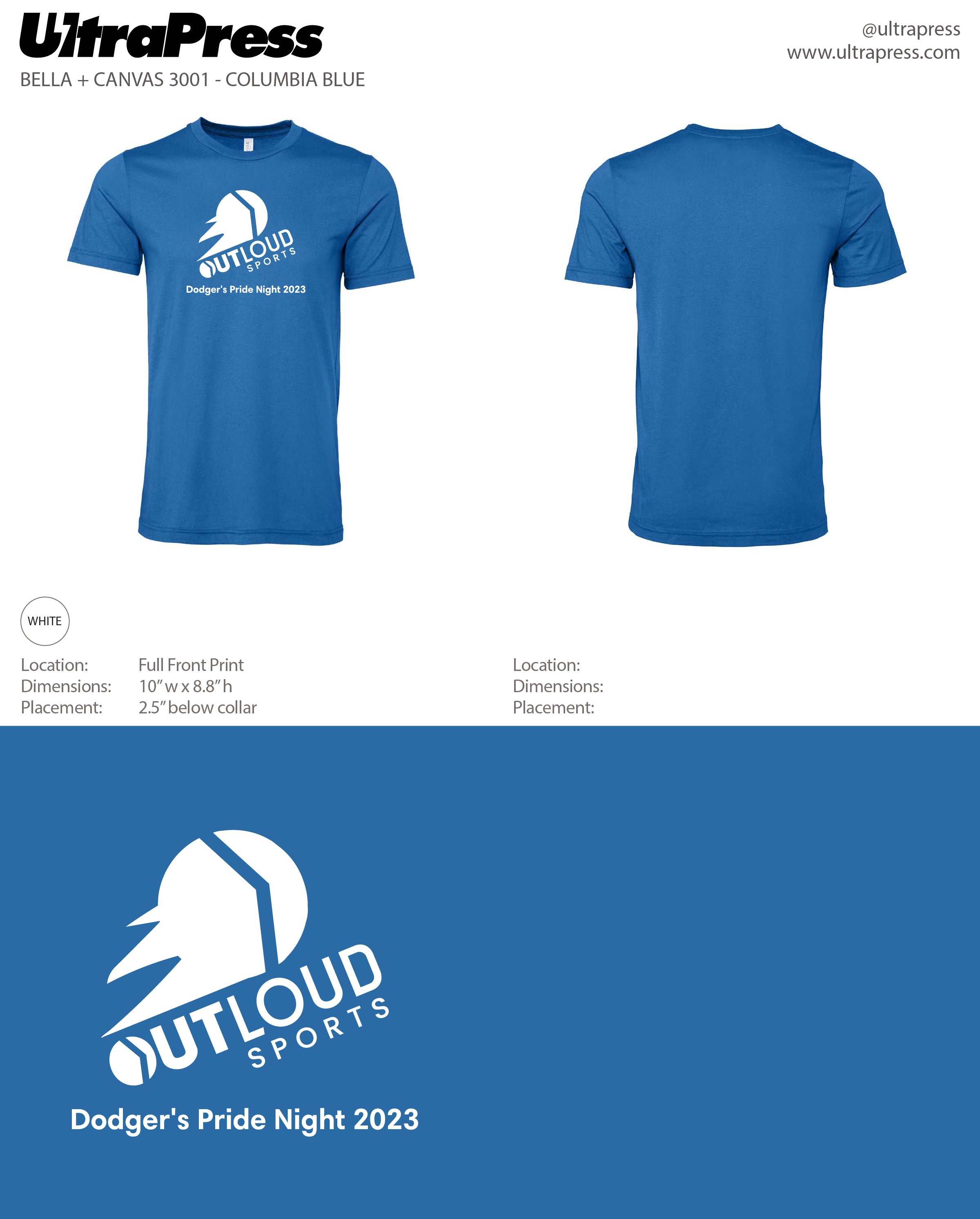 UP-SP-64648 OLS Dodger's Pride Night 2023 (Bulk)