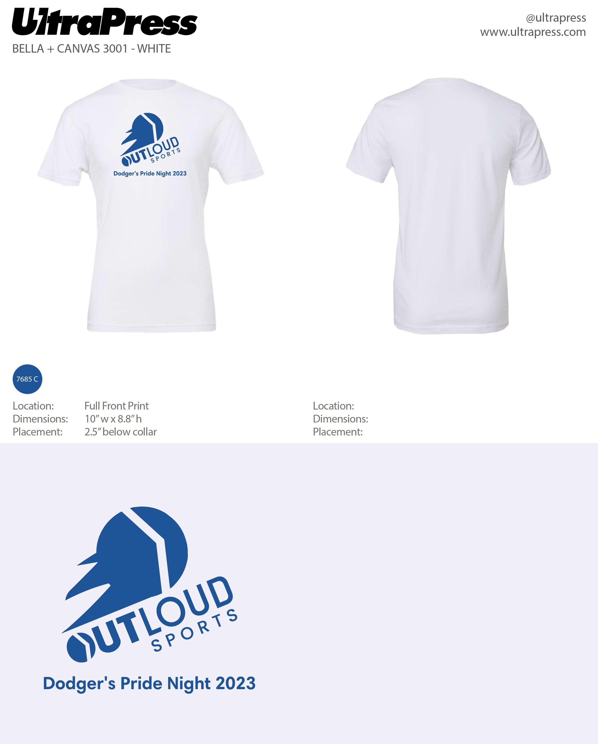 UP-SP-64648 OLS Dodger's Pride Night 2023 (Bulk)