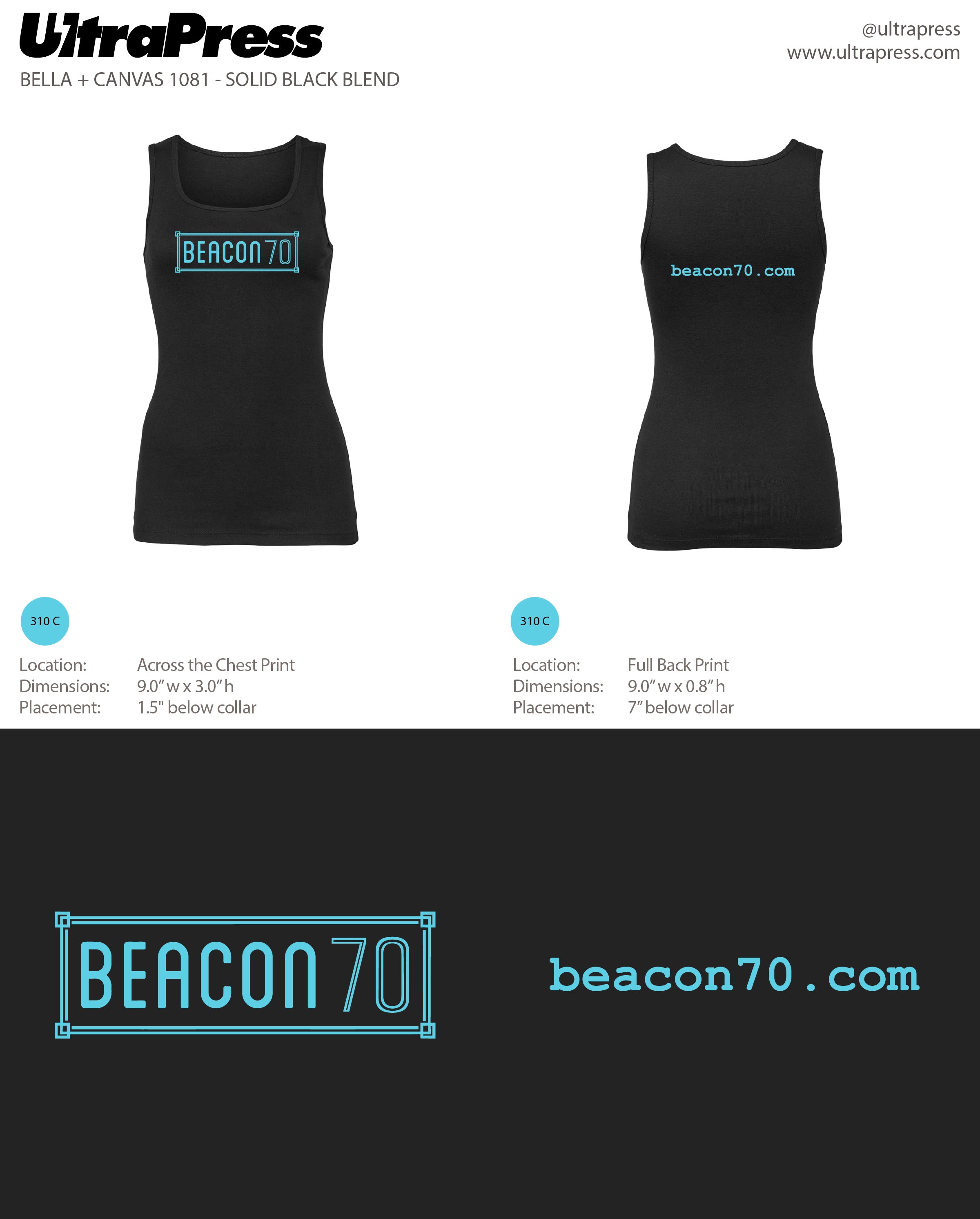 UP-SP-64900 Beacon 70 Logo 2023 48 Min Qty (Bulk)