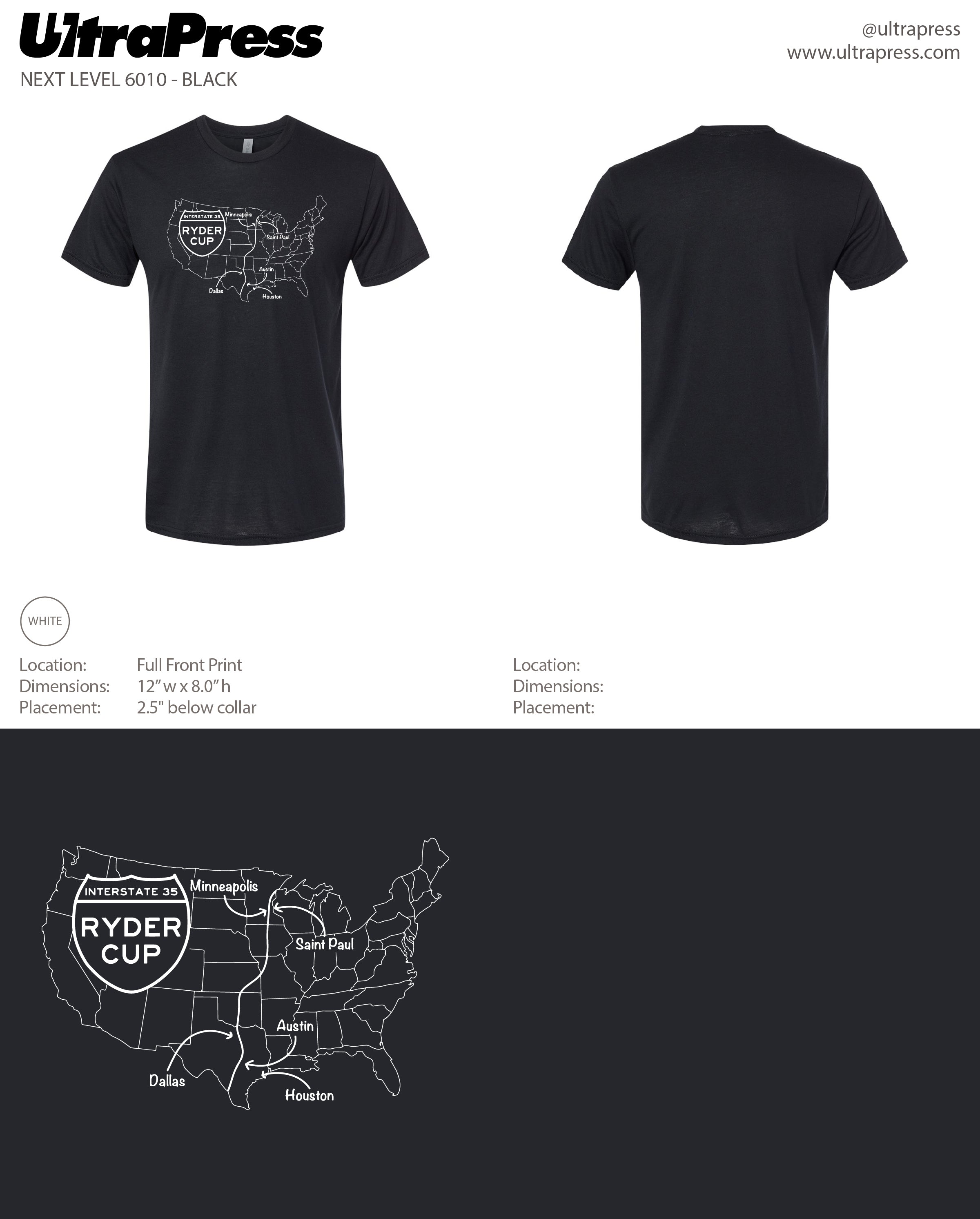 UP-SP-64920 Ryder Cup Map 2023 24 Min Qty (Bulk)