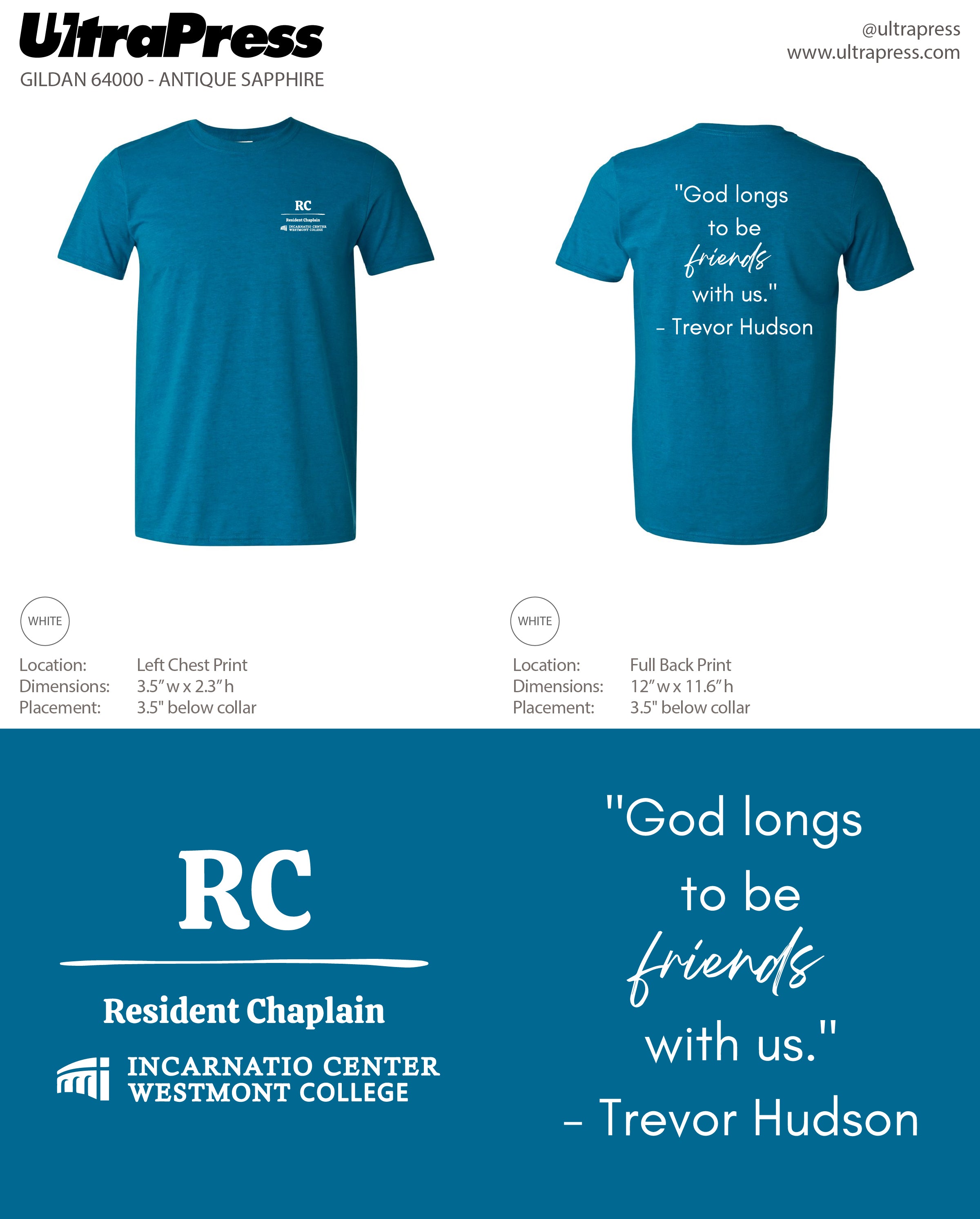 UP-SP-65085 Resident Chaplain 2023 24 Min Qty (Bulk)