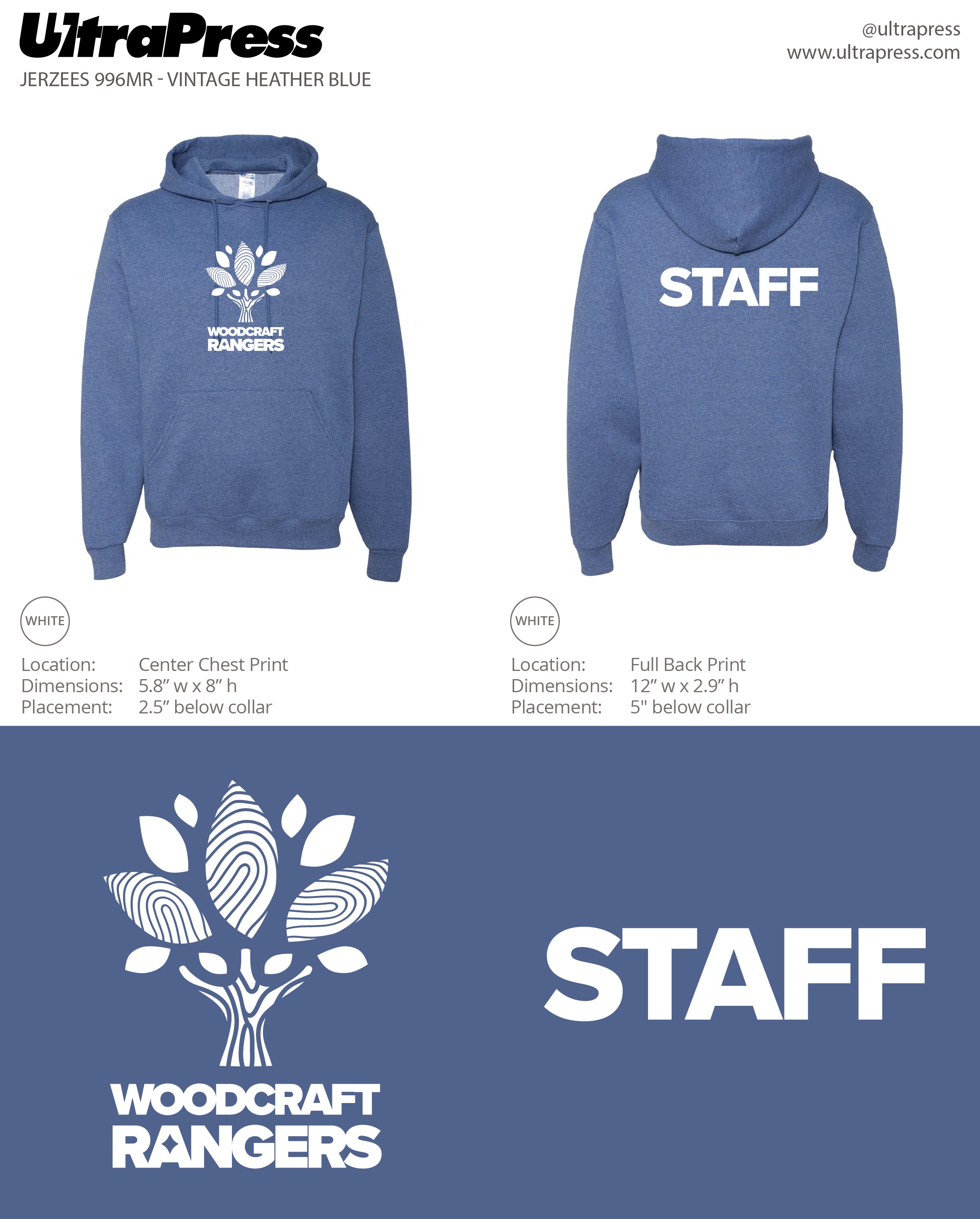 UP-SP-65250 WoodCraft Rangers Tree Staff 120 Min Qty (Bulk)