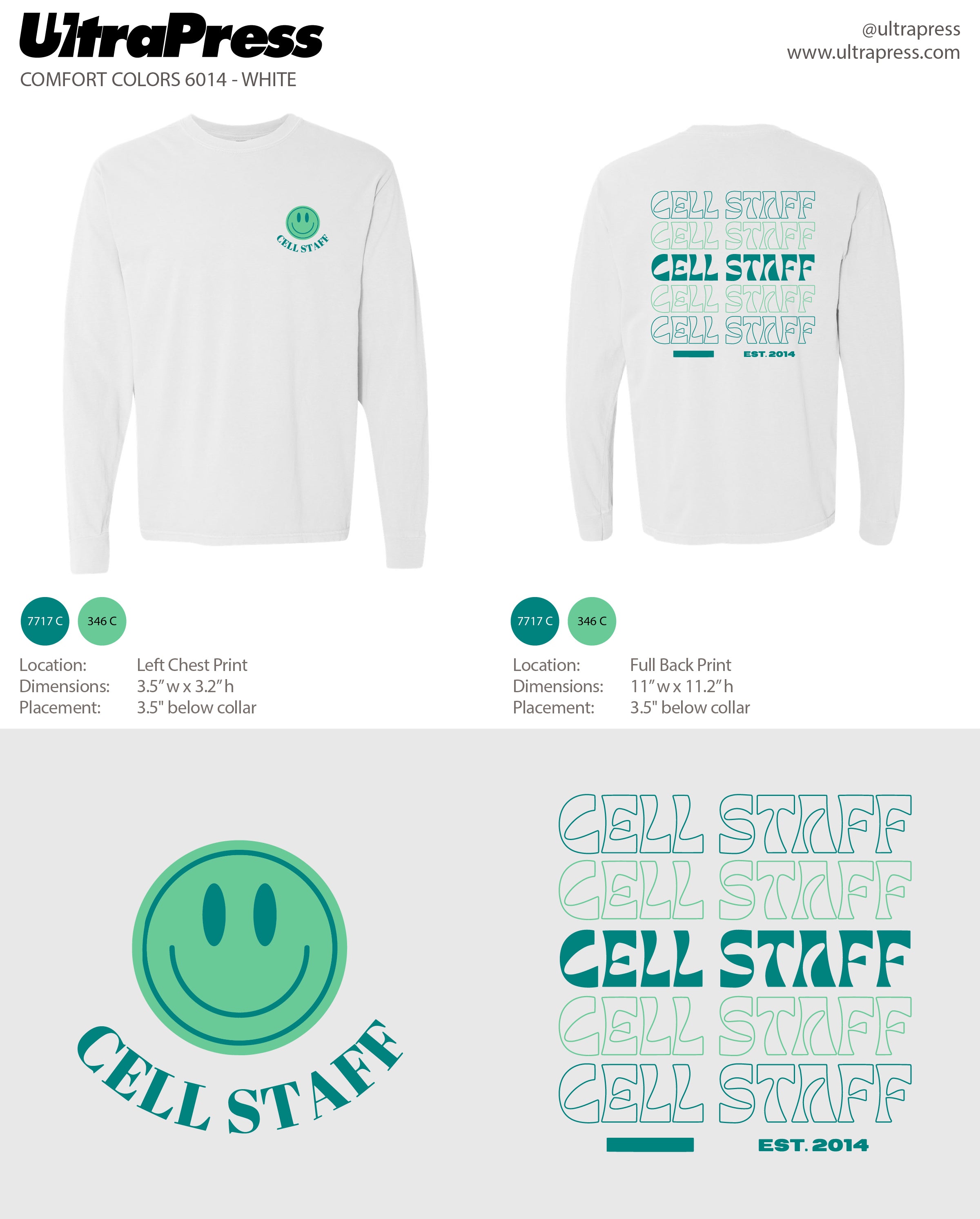 UP-SP-65291 Cell Staff Text Logo 2023 72 Min Qty (Bulk)