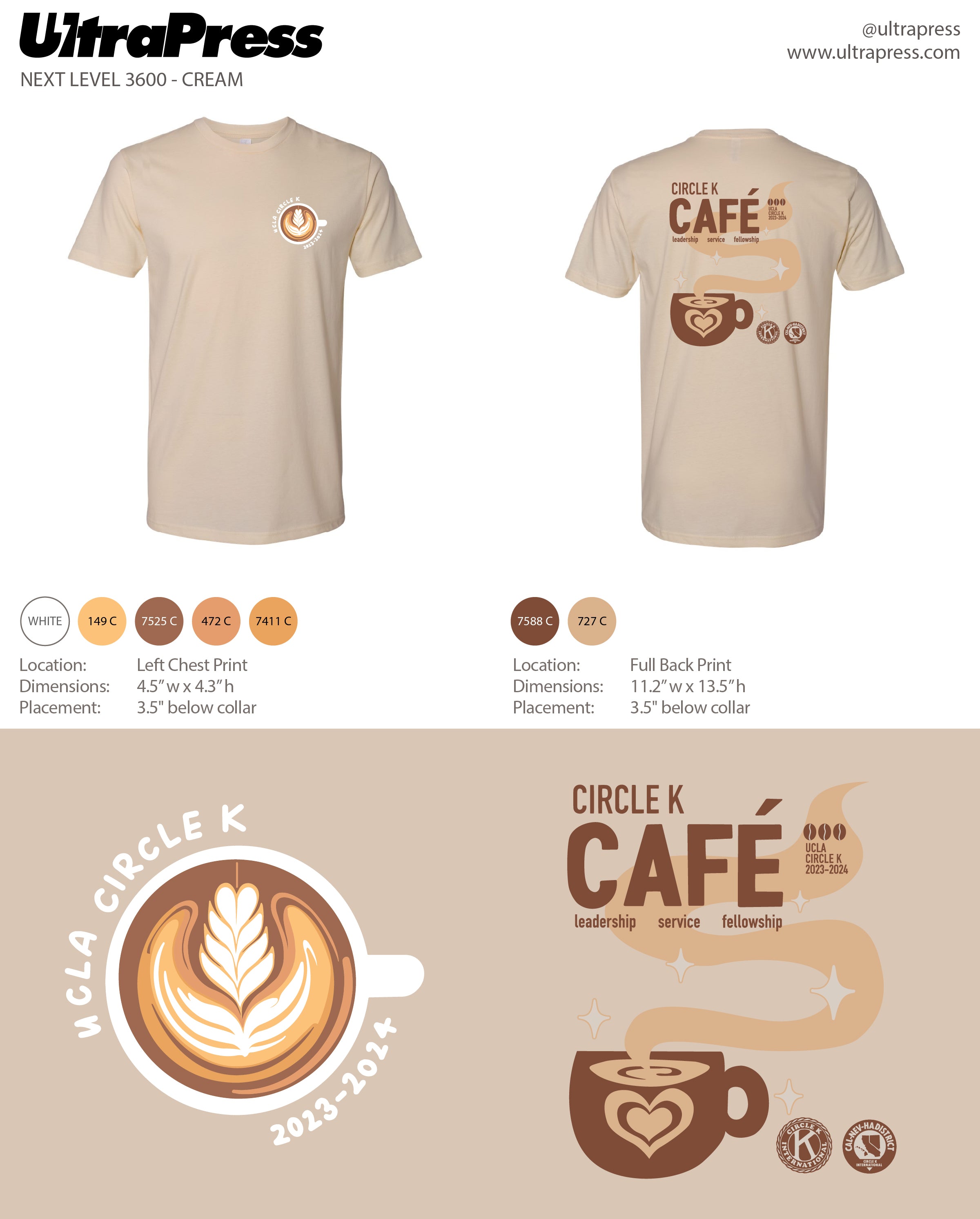 UP-SP-65318 UCLA Circle K Cafe 2023 144 Min Qty (Bulk)