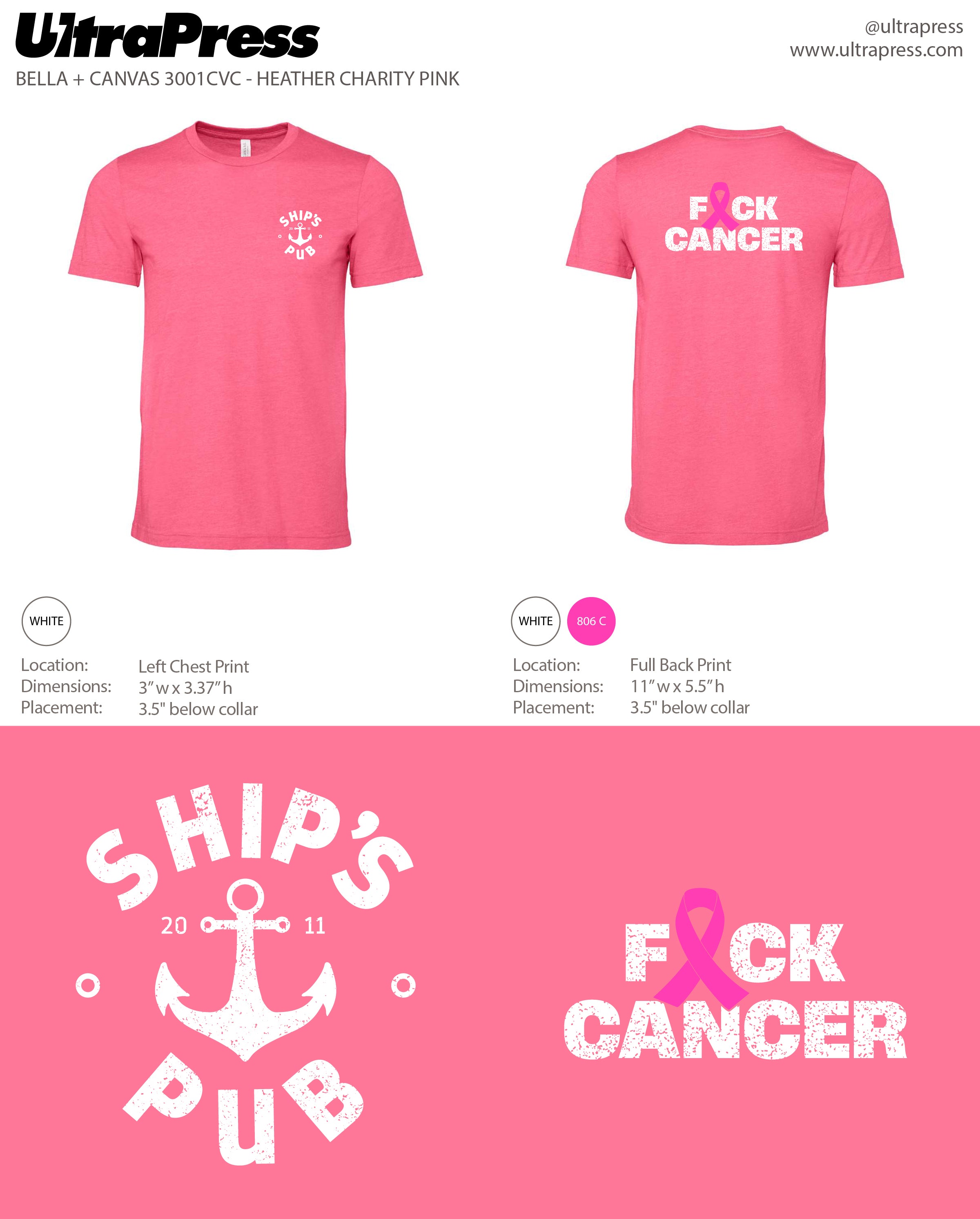 UP-SP-65472 Ships Pub F*ck Cancer 48 Min Qty (Bulk)