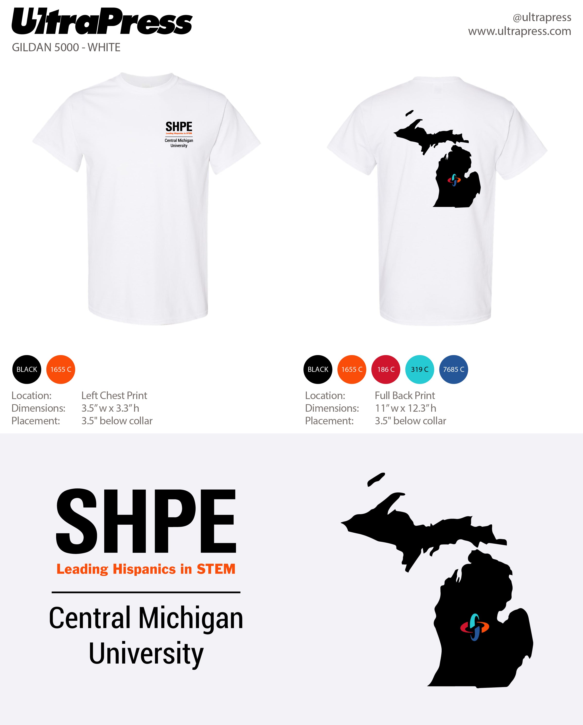 UP-SP-65508 SHPE Central Michigan University Fall 2023 Merch 24 Min Qty (Bulk)