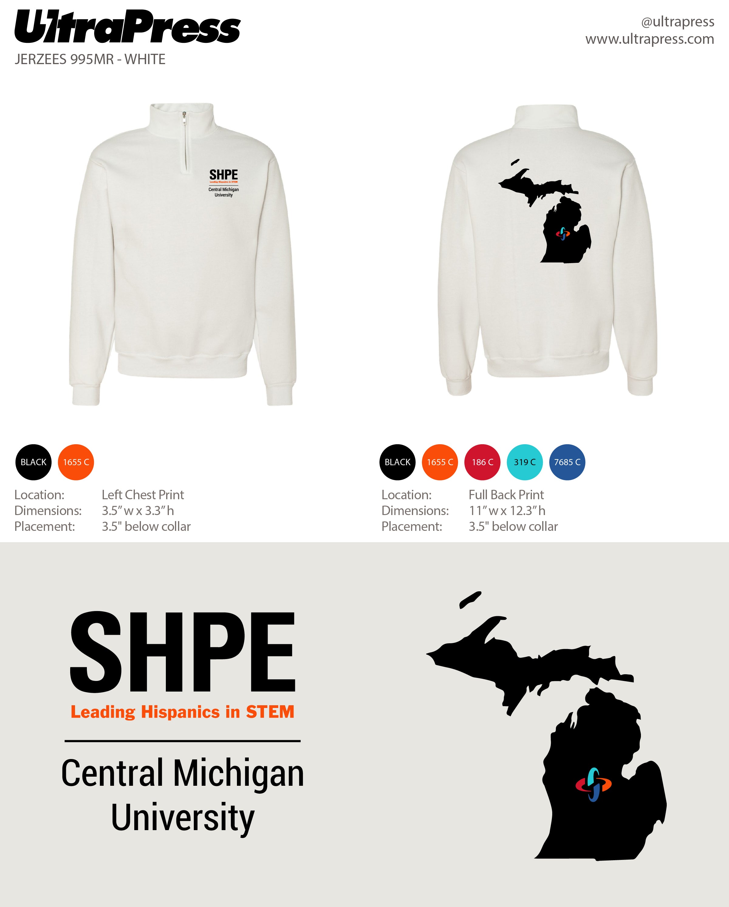 UP-SP-65508 SHPE Central Michigan University Fall 2023 Merch 24 Min Qty (Bulk)