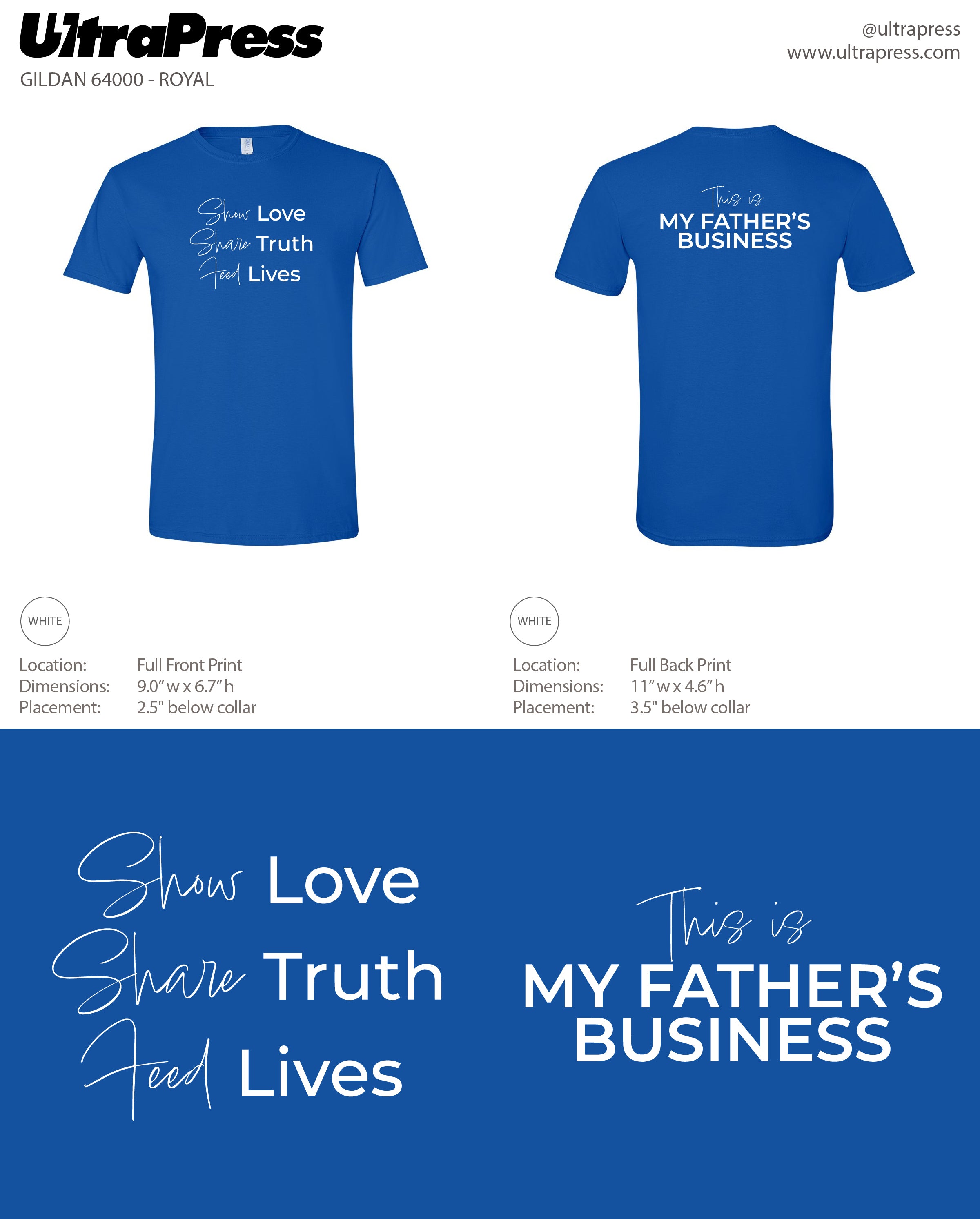 UP-SP-65538 MFB Short Sleeves 48 Min Qty (Bulk)