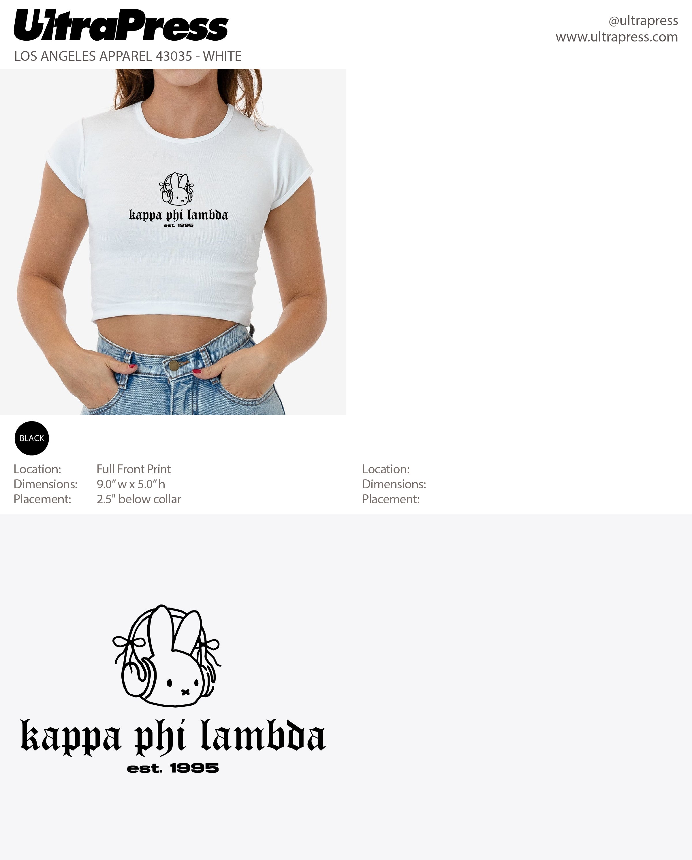 UP-SP-65738 Miffy Crop Tee 2024 48 Min Qty (Bulk)