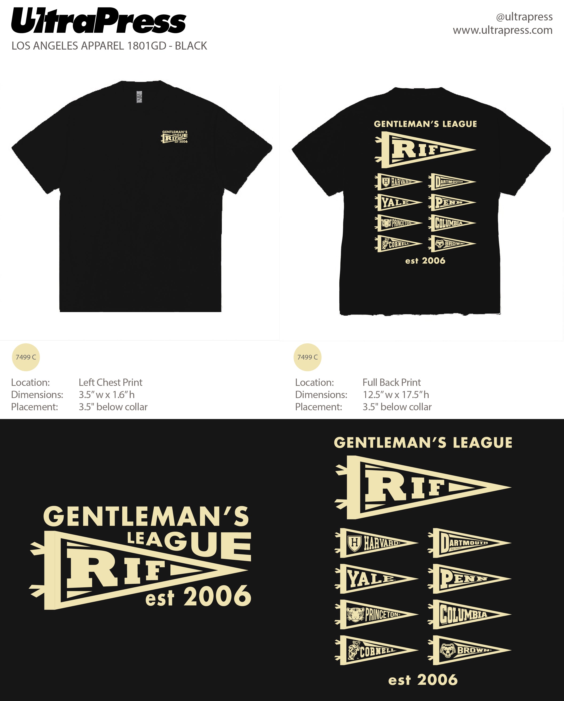 UP-SP-65751 RIF Gentleman's League 21023 72 Min Qty (Bulk)