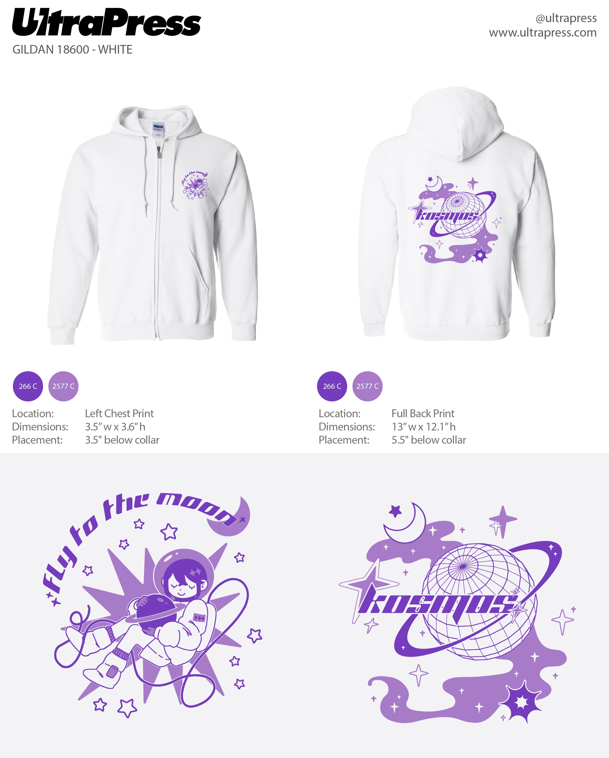 UP-SP-65919 Kosmos Hooded Sweatshirt 2023 48 Min Qty (Bulk)