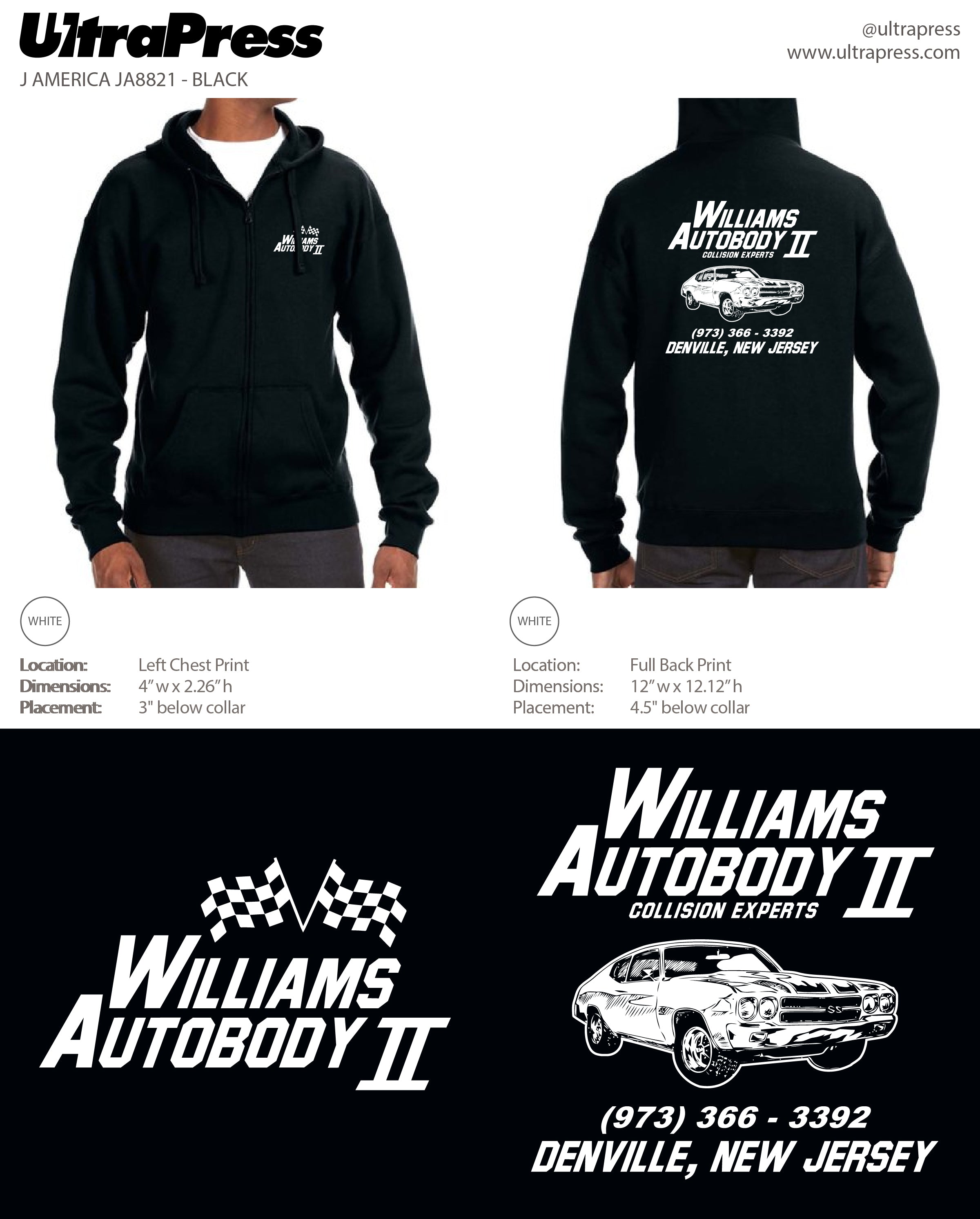 UP-SP-65931 Williams Autobody 12 Min Qty (Bulk)