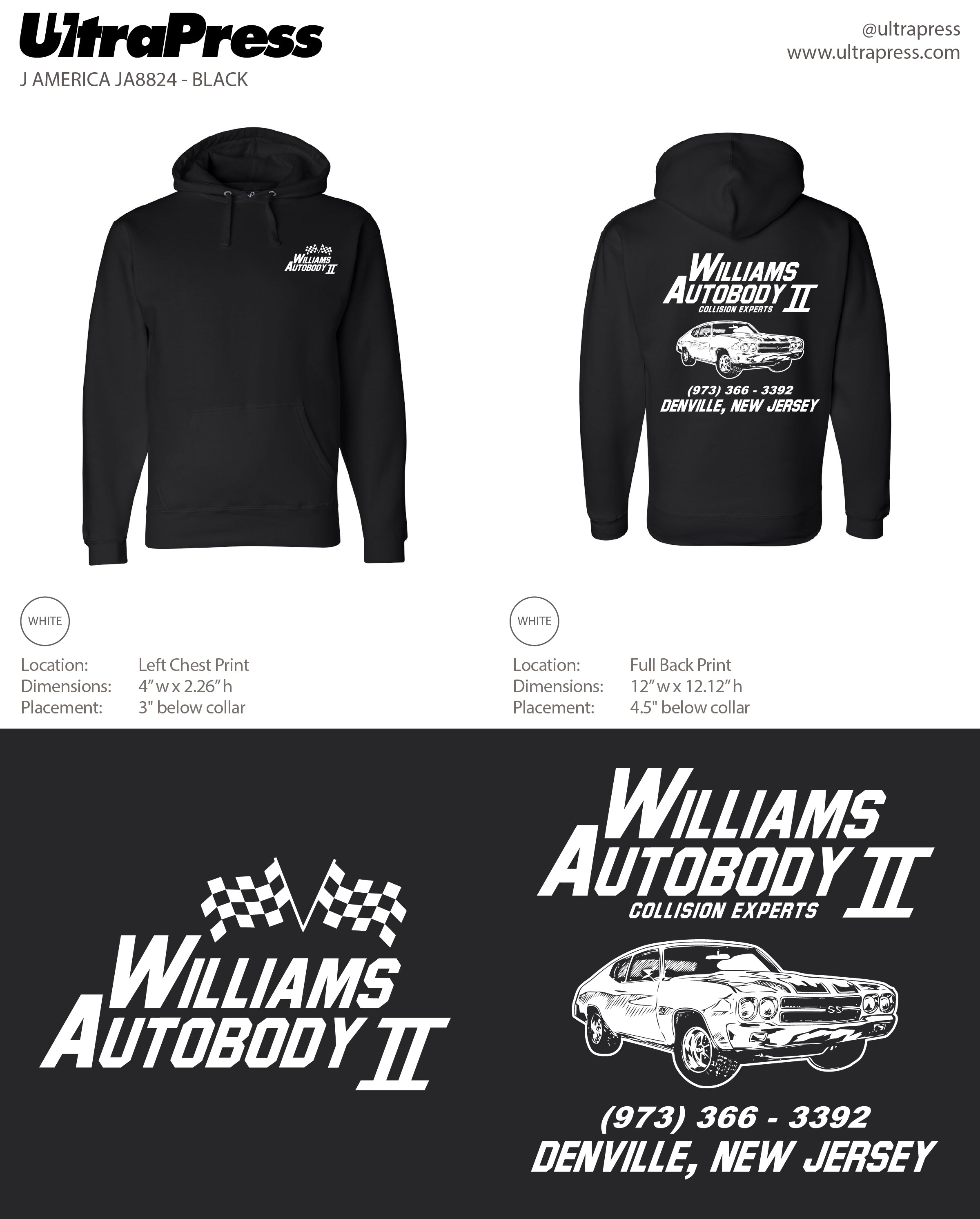 UP-SP-65931 Williams Autobody 12 Min Qty (Bulk)