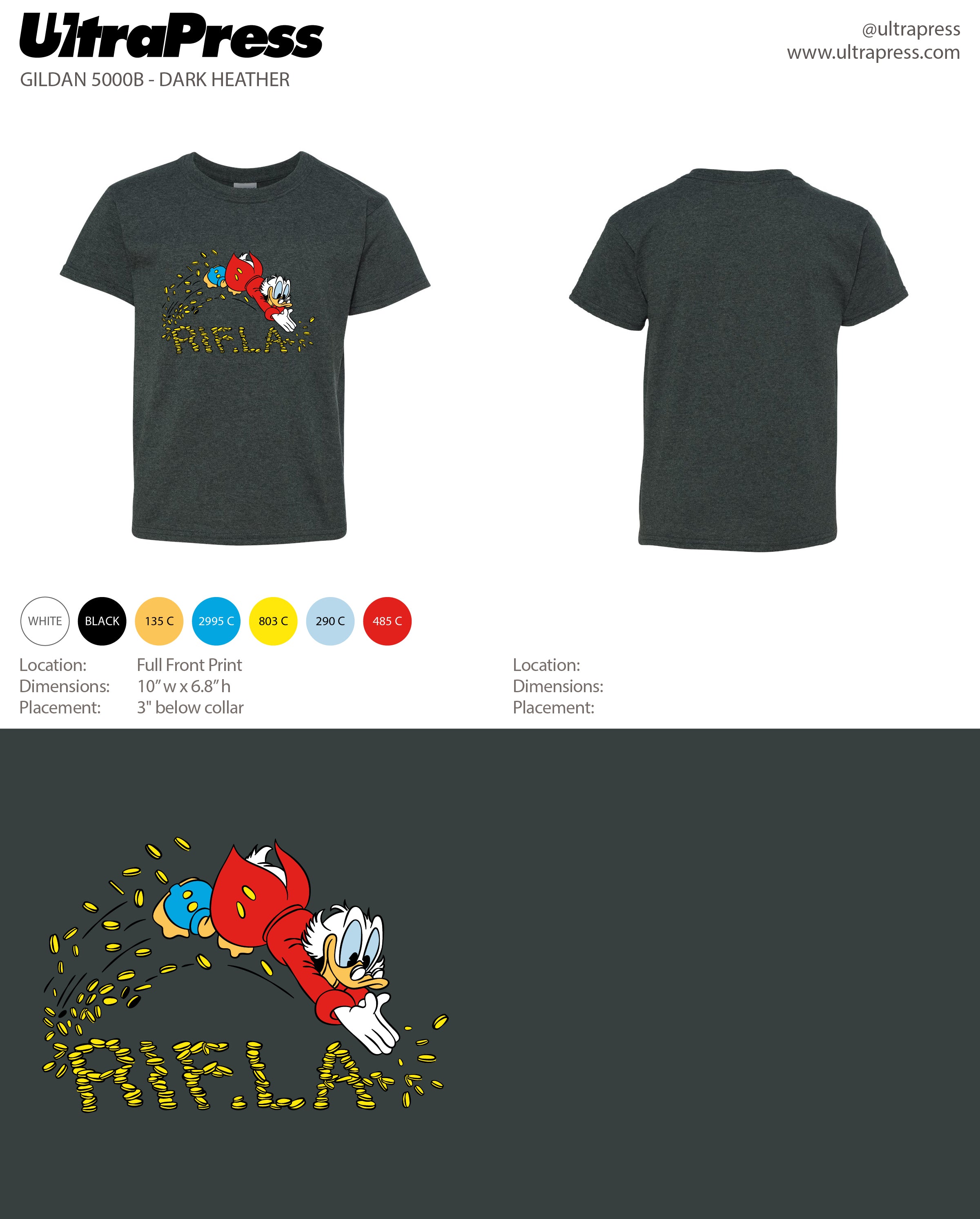 UP-SP-65999 RIF.LA Scrooge (Dark Grey Versions) 72 Min Qty (Bulk)