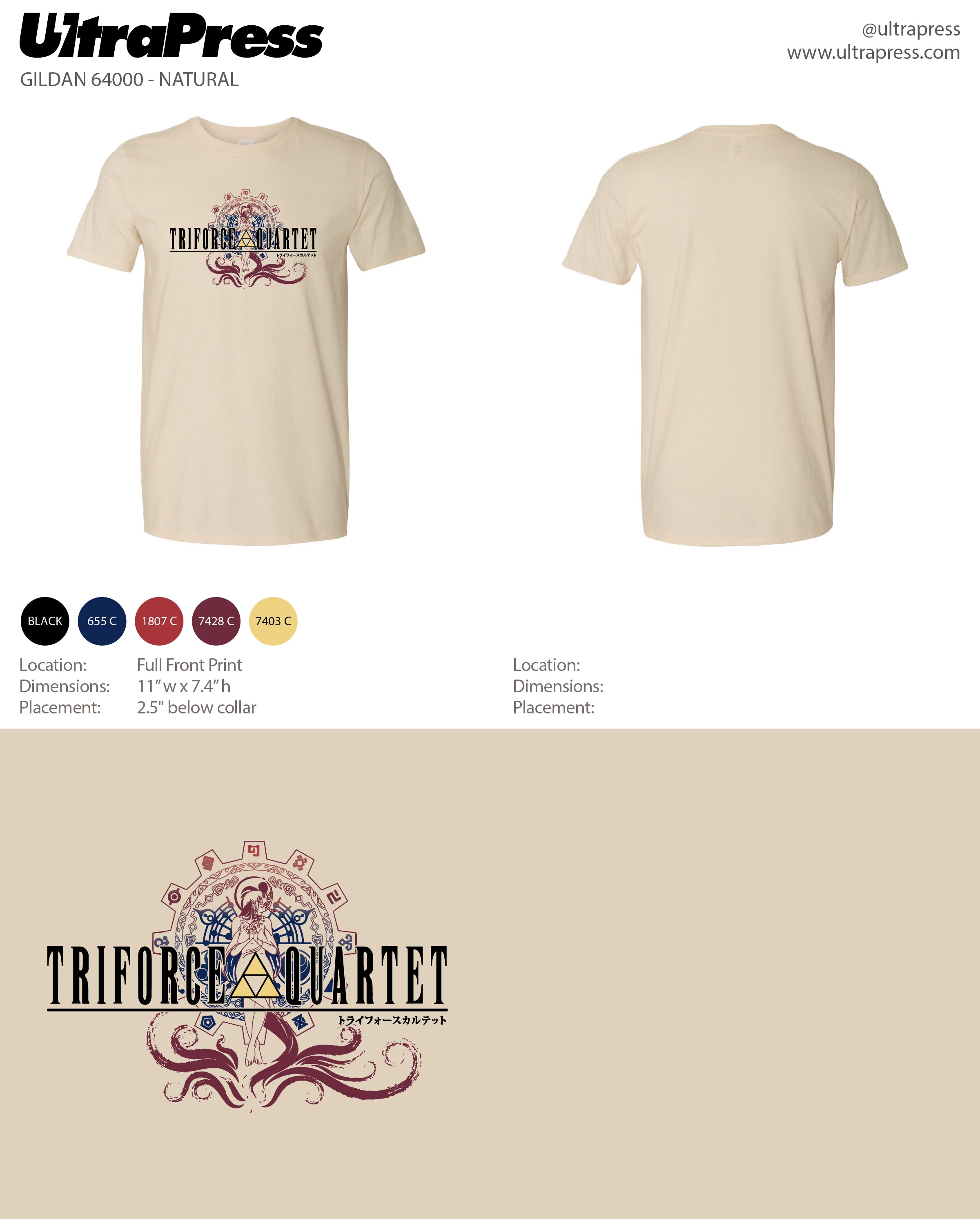 UP-SP-66053 Triforce Quartet 144 Min Qty (Bulk)