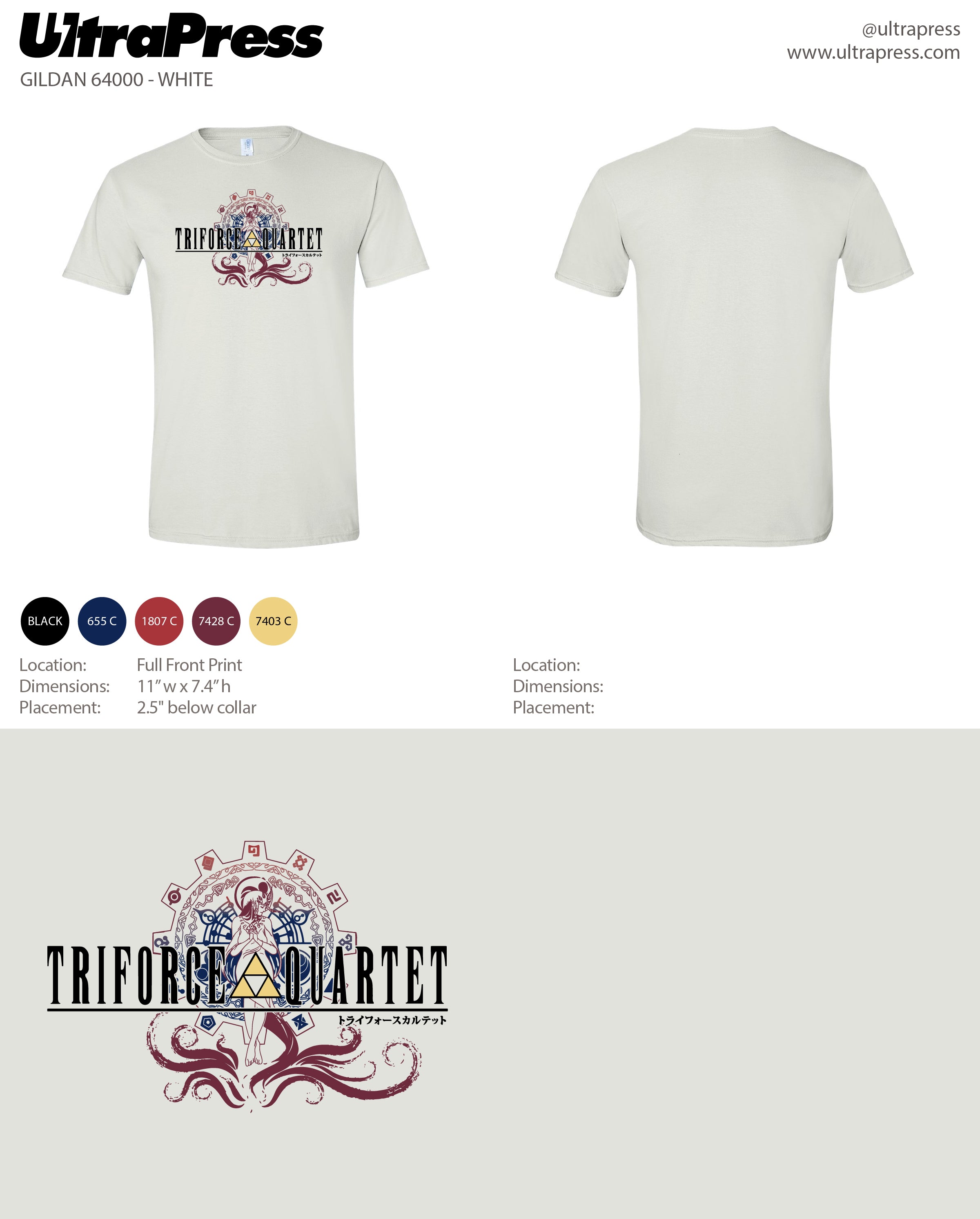 UP-SP-66053 Triforce Quartet 144 Min Qty (Bulk)