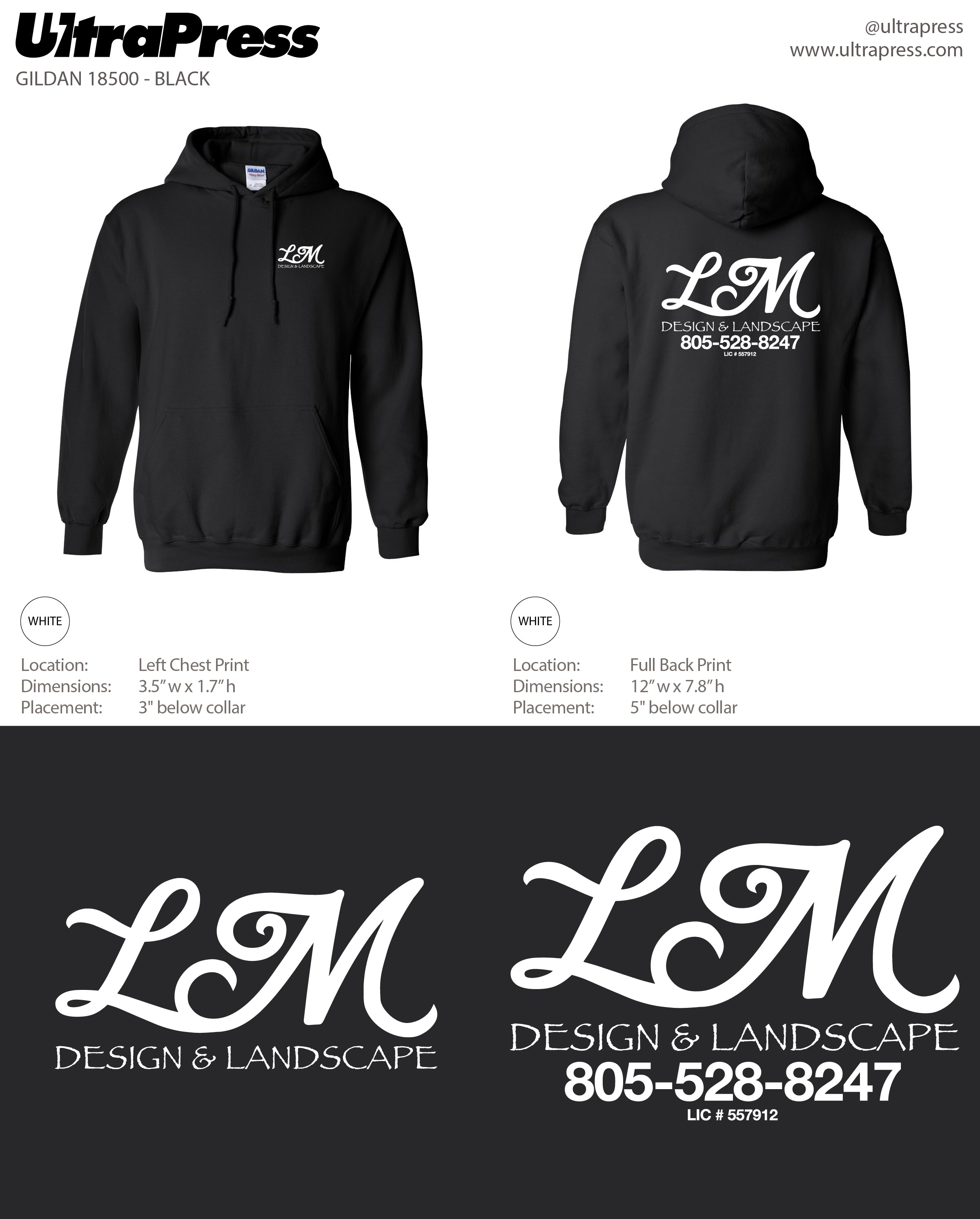 UP-SP-66236 LM Design Landscape Hoodies 12 Min Qty (BULK)