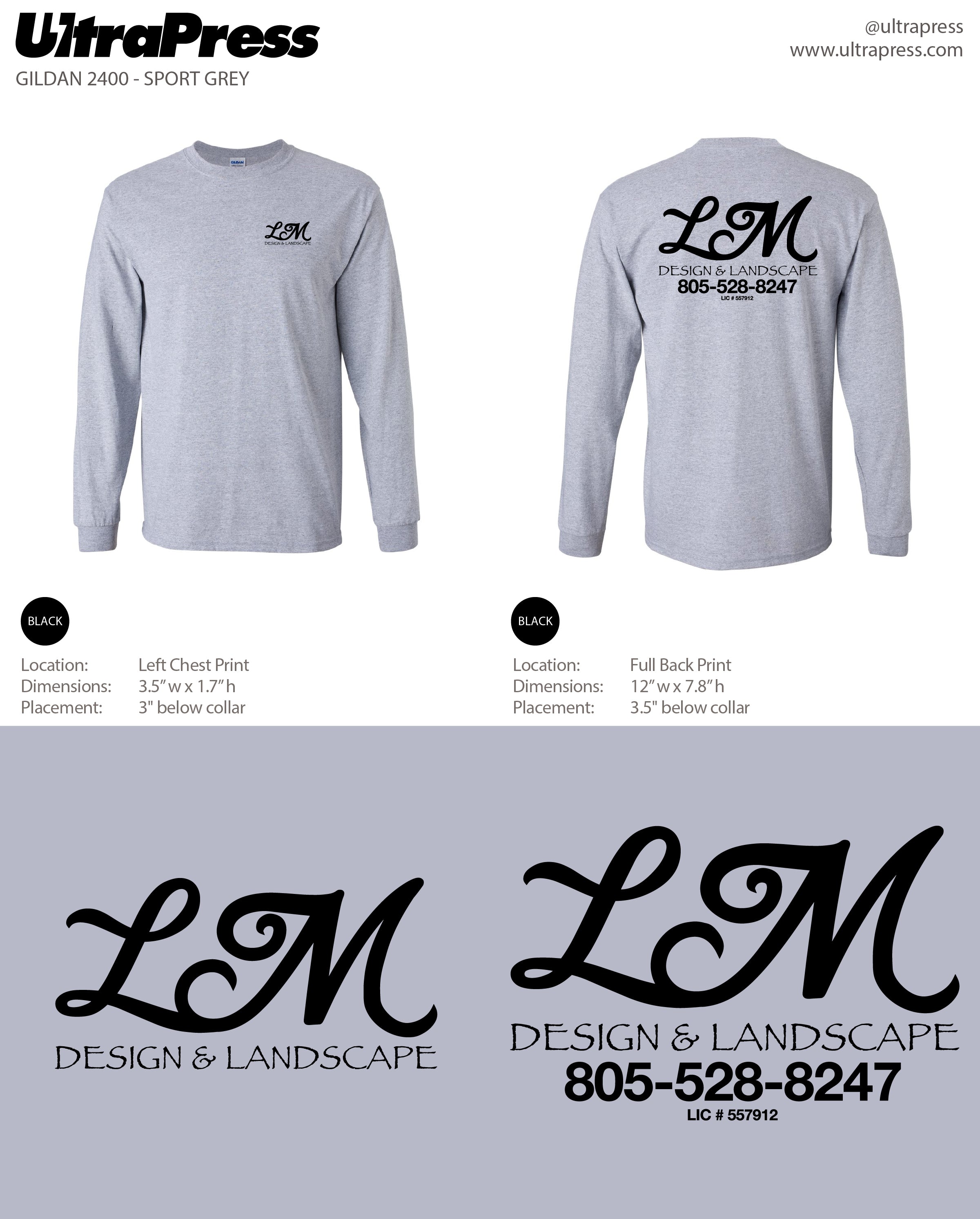 UP-SP-66239 LM Design Landscape Long Sleeve 24 Min Qty (BULK)