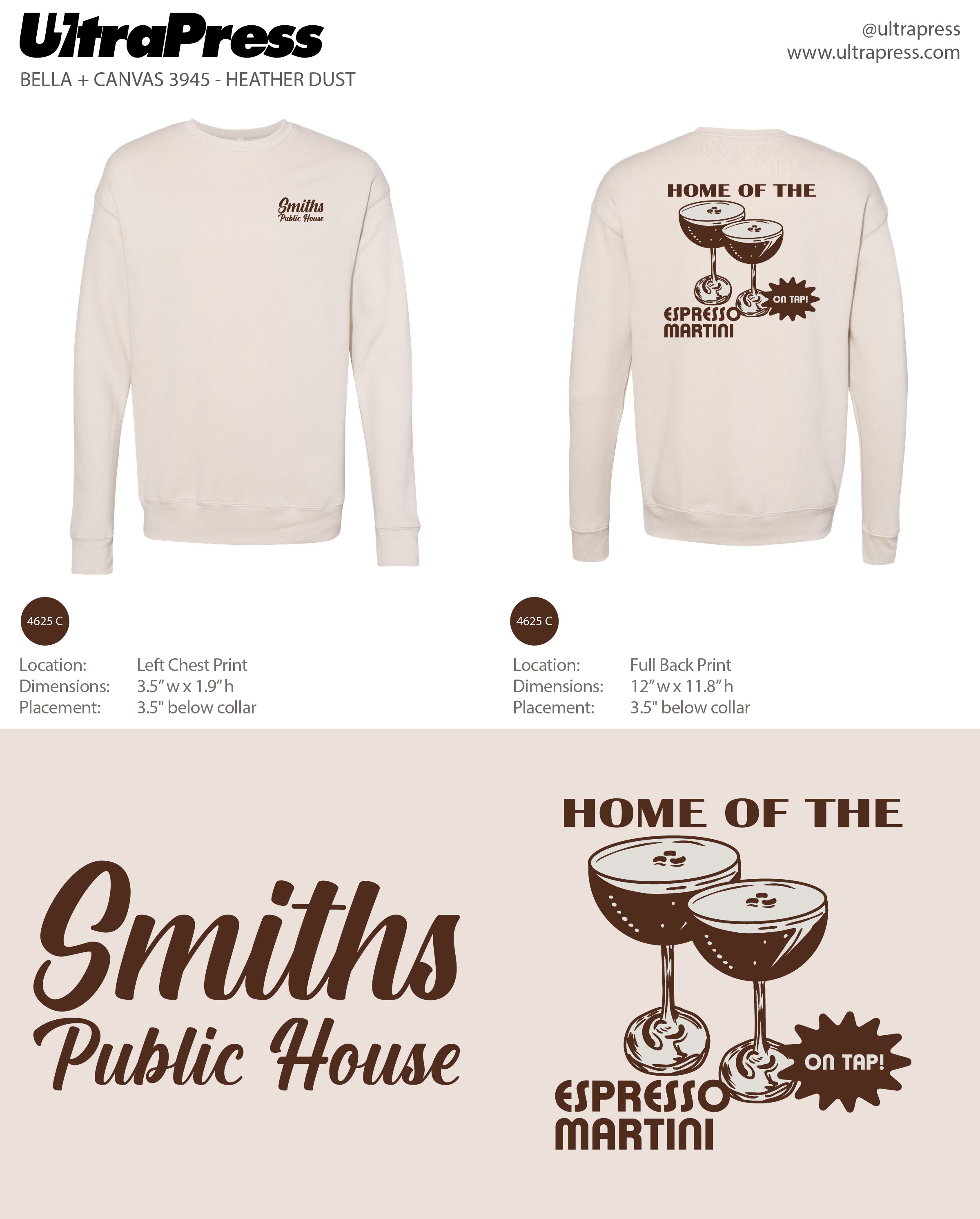 UP-SP-66290 Smiths Public House Home of the Espresso Martini 2024 144 Min Qty (Bulk)