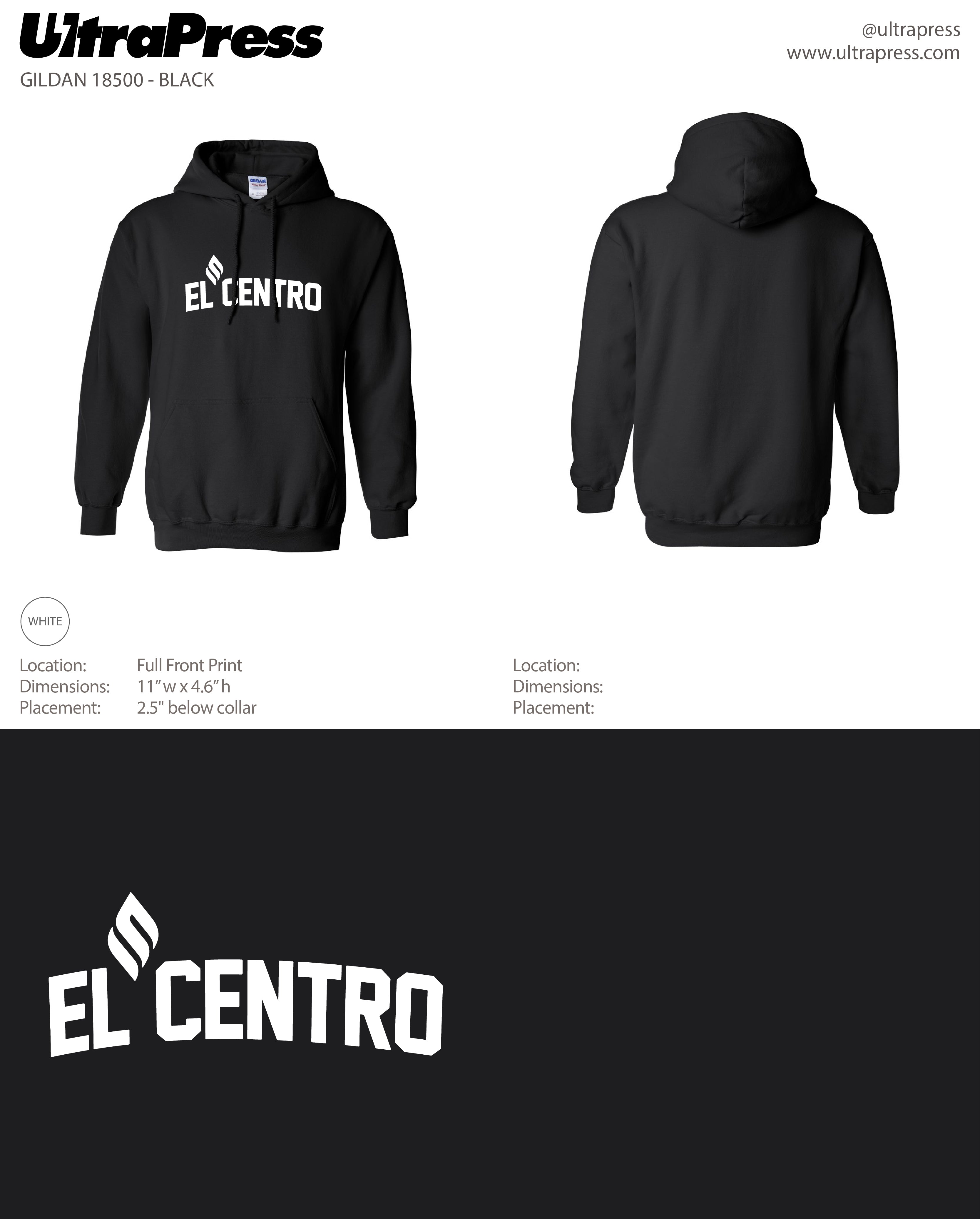UP-SP-66480 El Centro Logo 2024 72 Min Qty (Bulk)