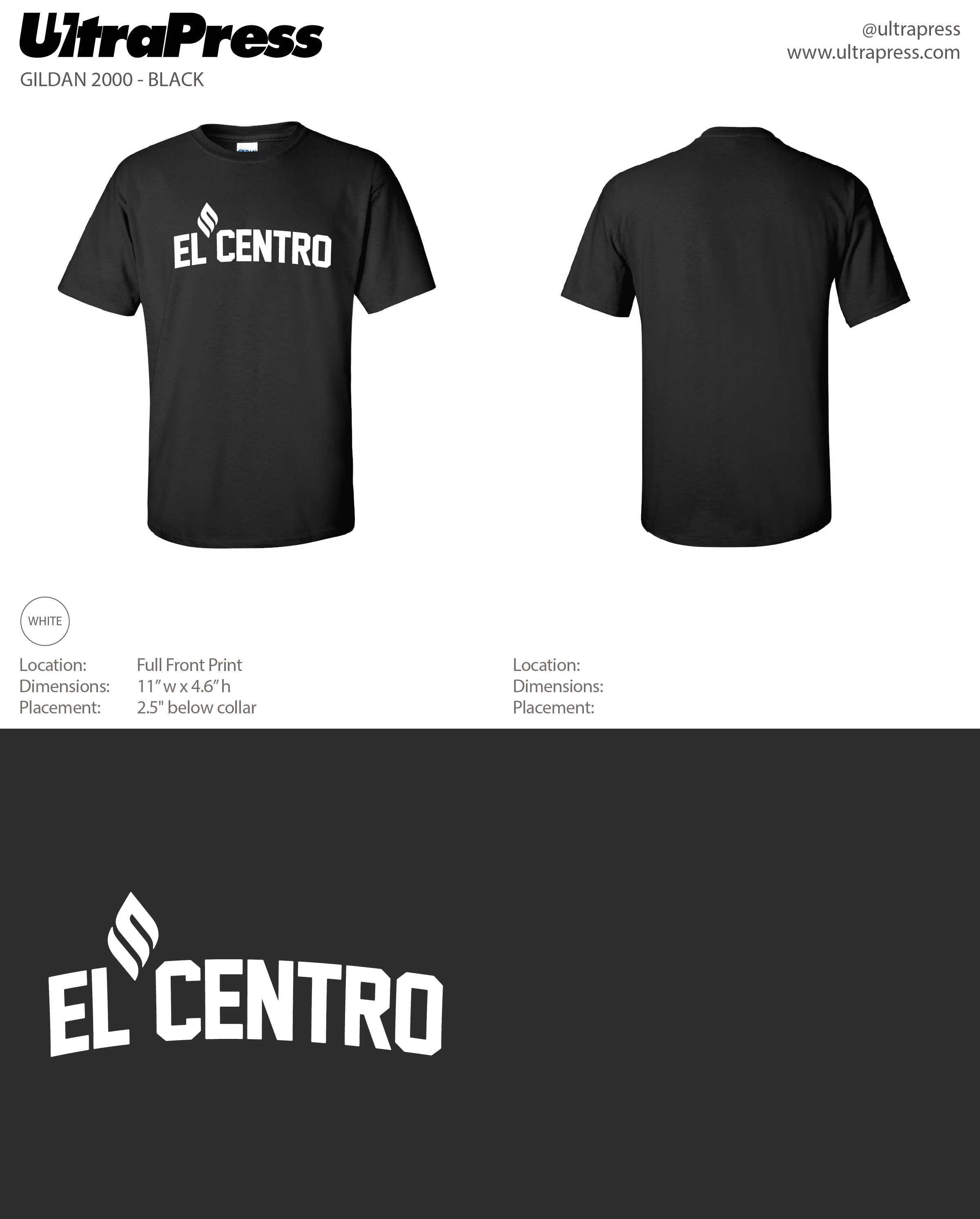 UP-SP-66480 El Centro Logo 2024 72 Min Qty (Bulk)