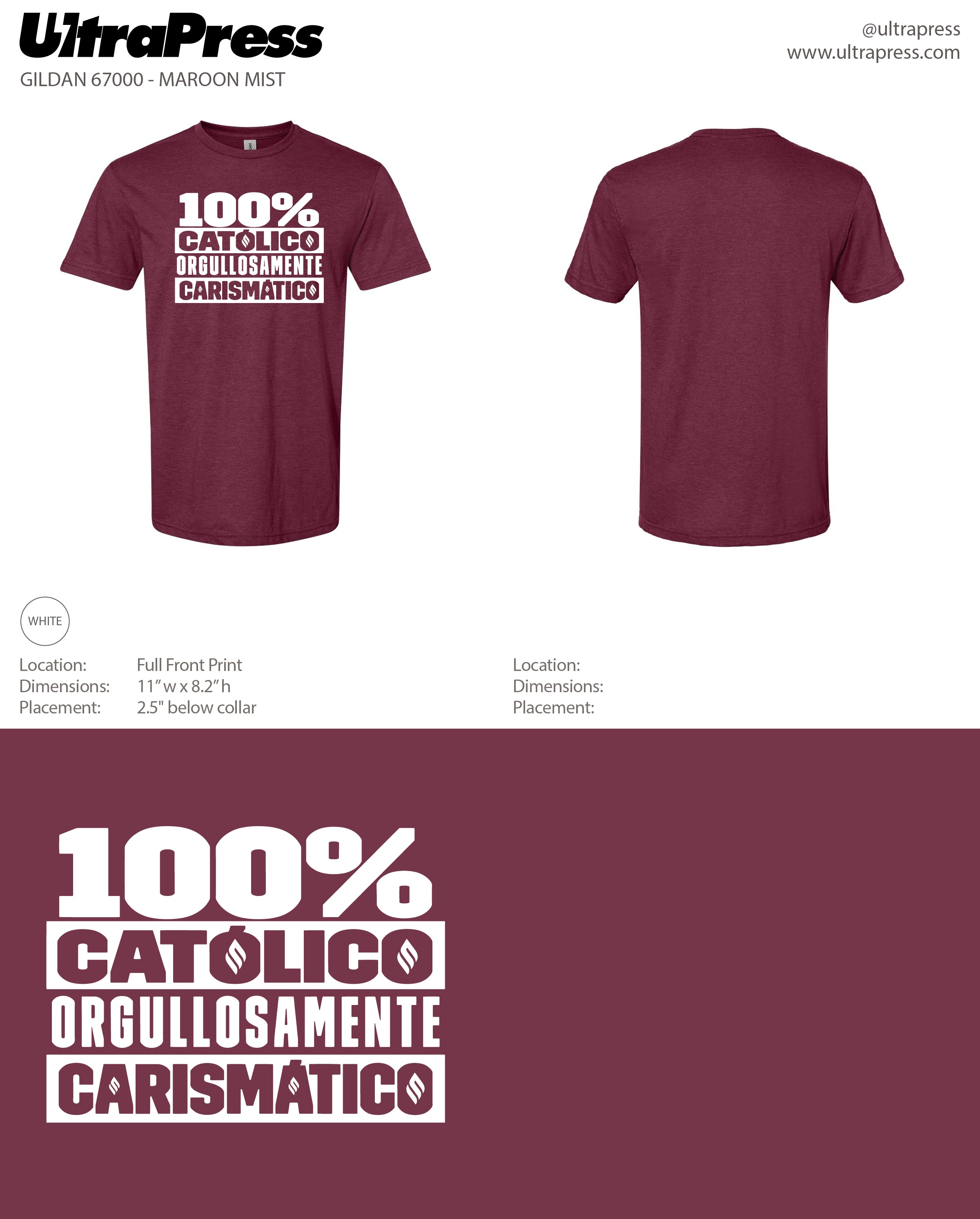 UP-SP-66485 Catolico Orgullosamente Carismatico 2024 24 Min Qty (Bulk)