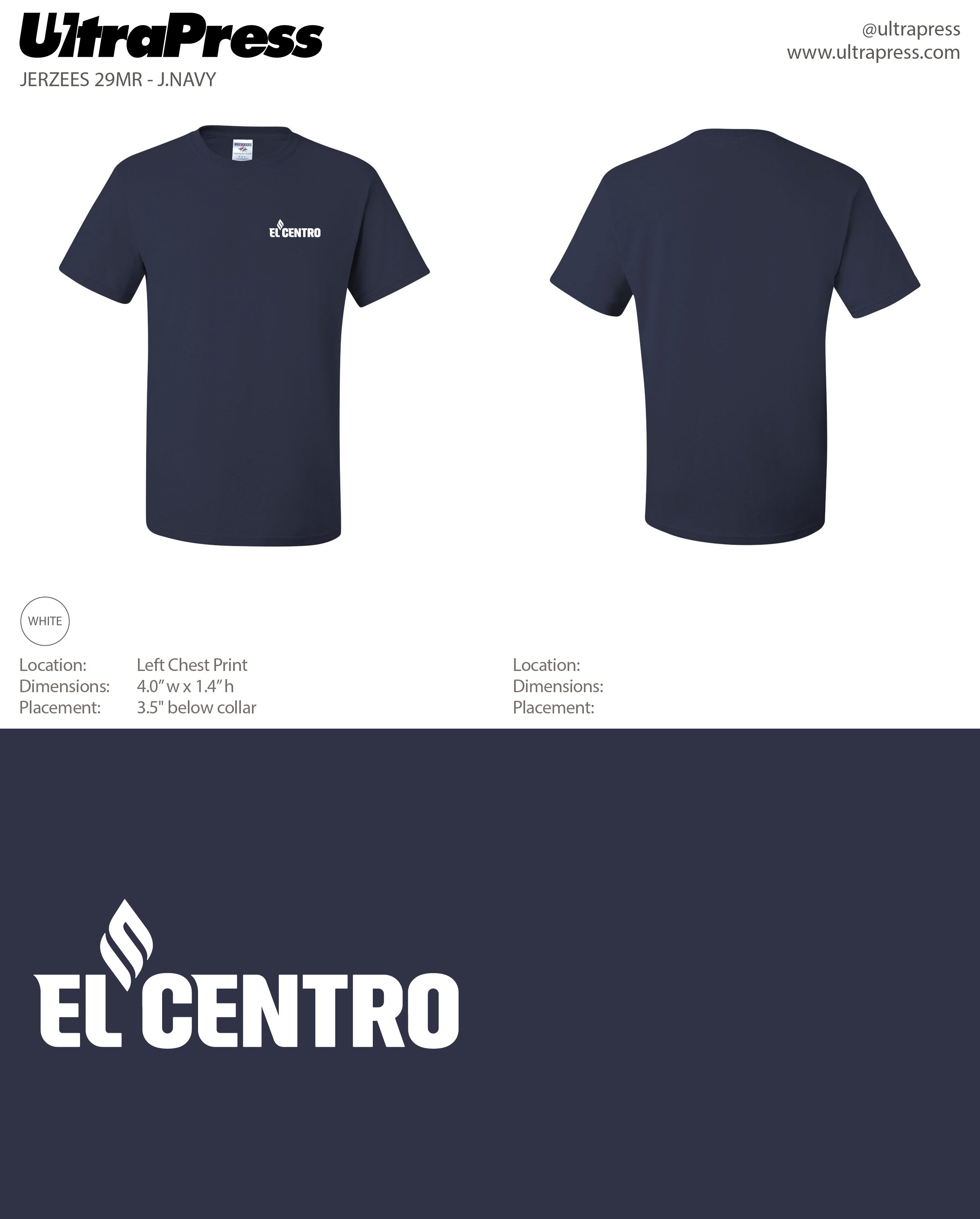 UP-SP-66526 El Centro Tee (BULK)