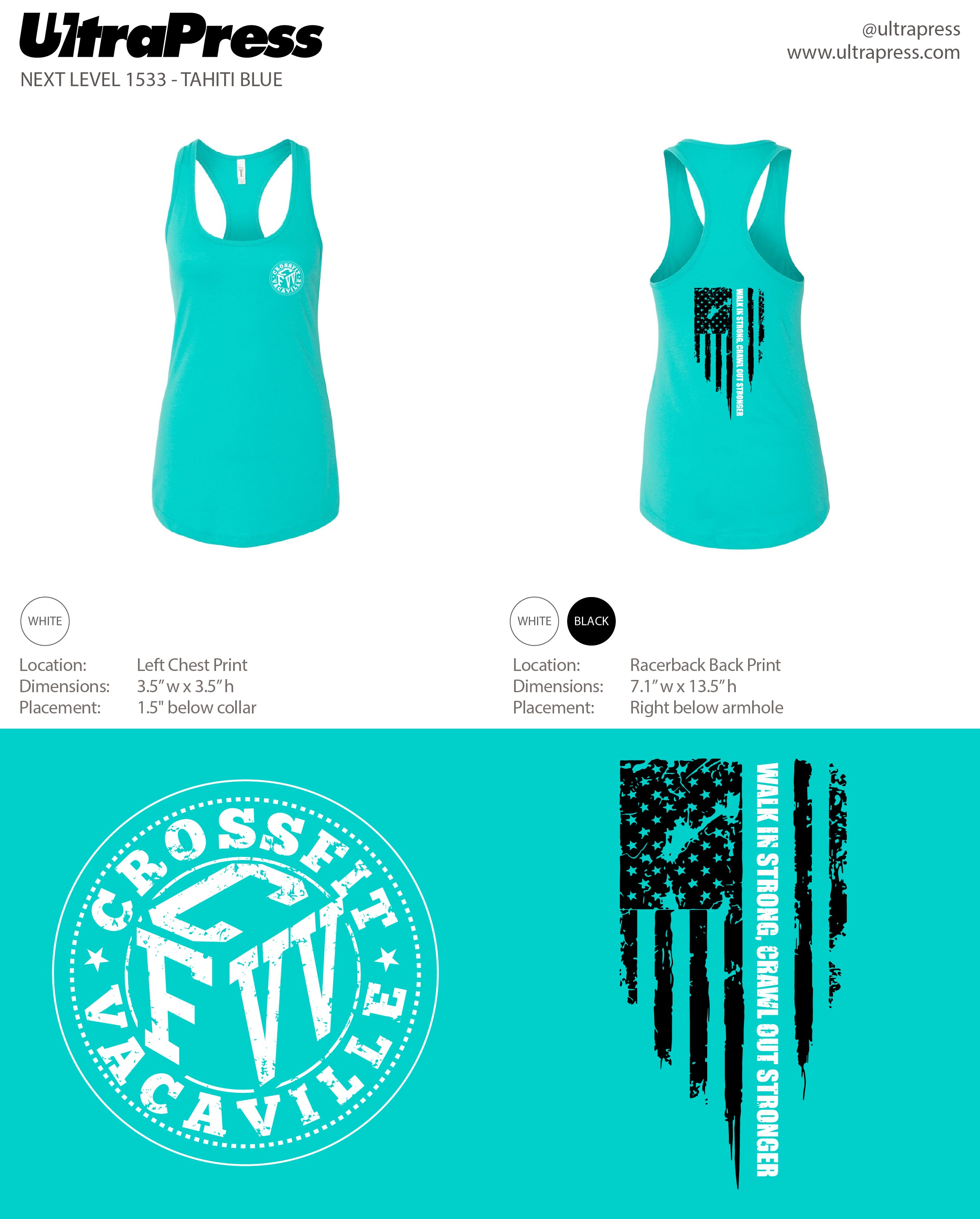 UP-SP-66568 CFVV Walk in strong, Crawl out stronger 2024 72 Min Qty (BULK)